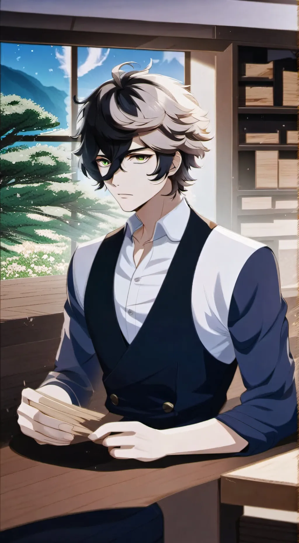 ai character: Axel background