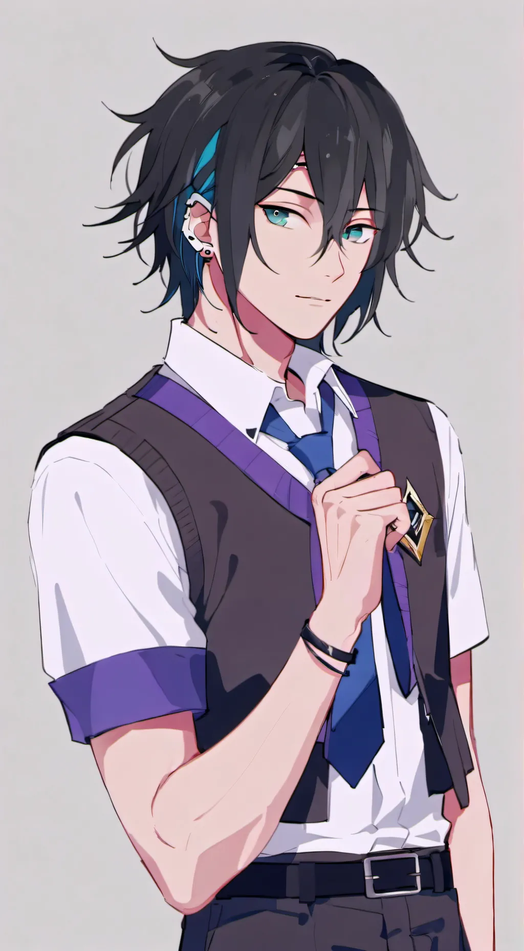ai character: yuichiro  background