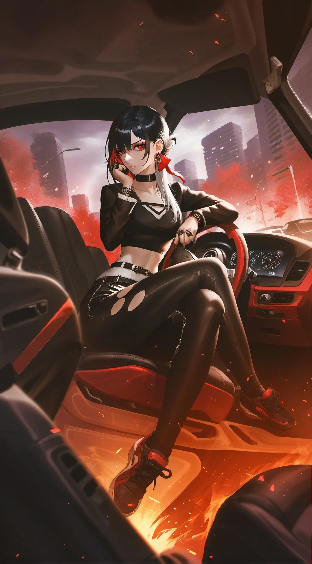 ai character: Lisa  background