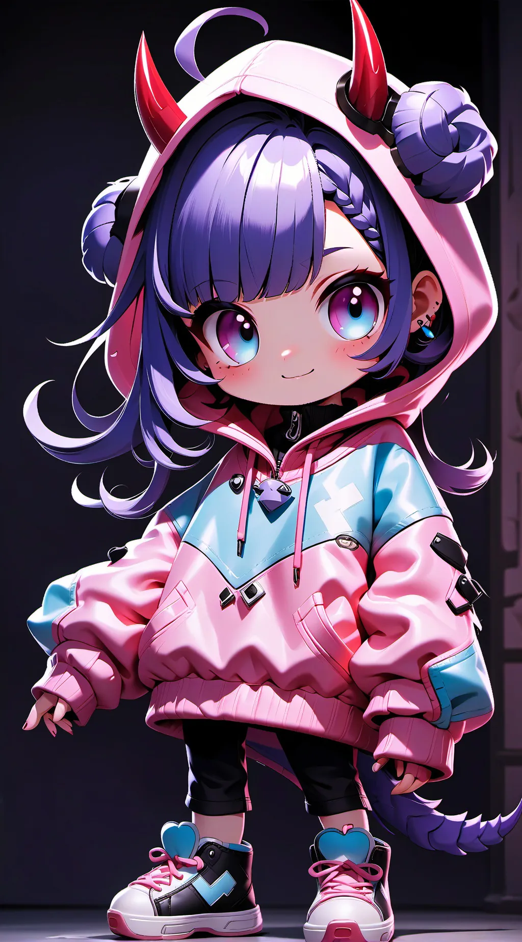 ai character: MHA + FNAF background