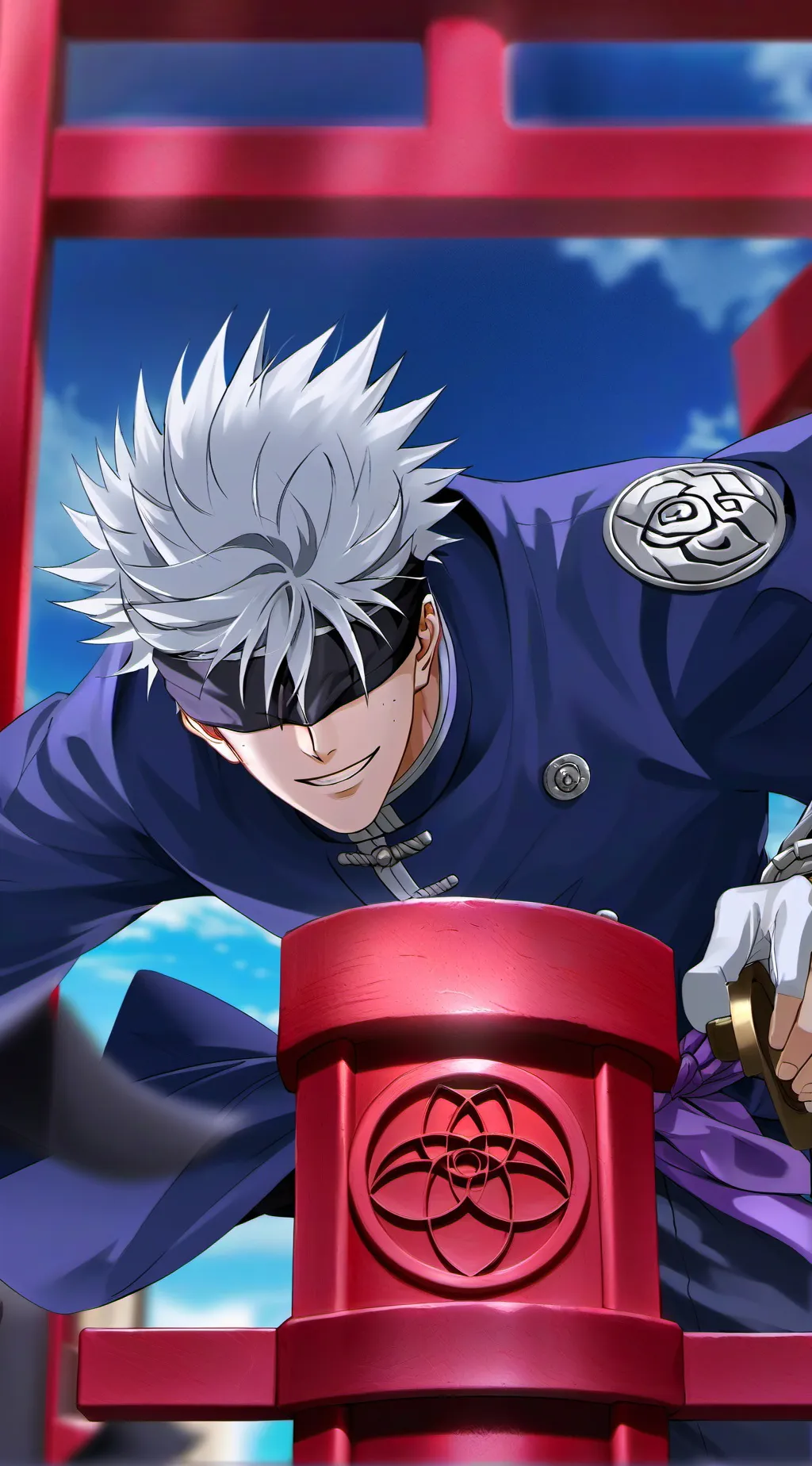 ai character: Gojo Satoru background