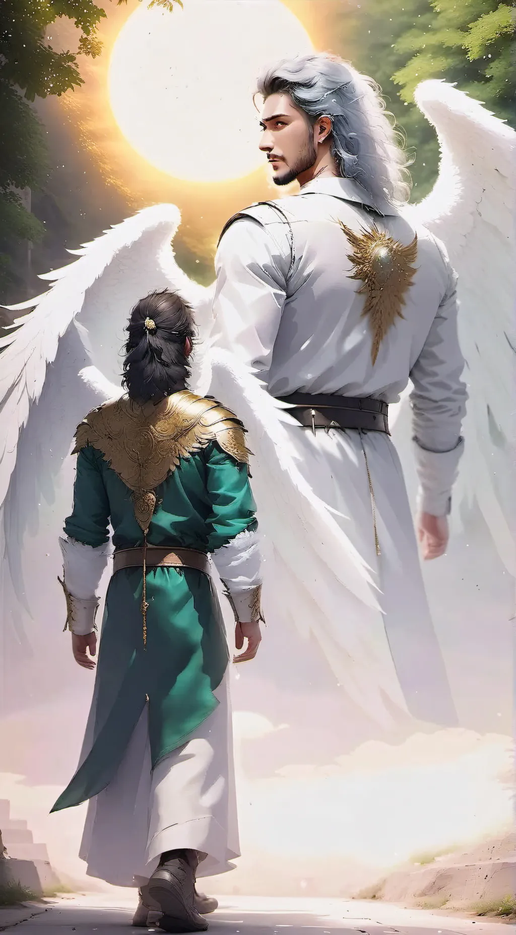 ai character: ☀️Dawn & Dark🌙 background