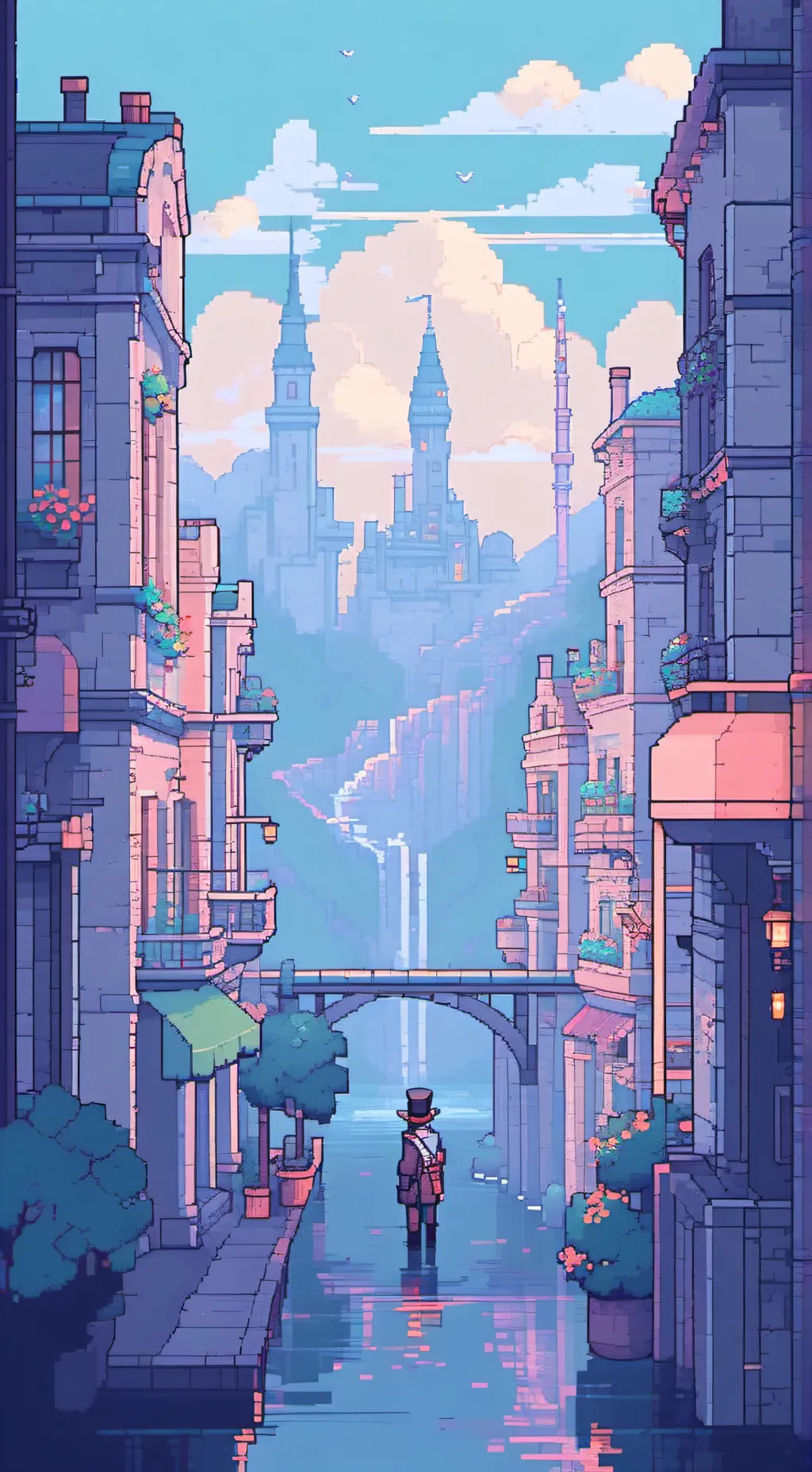 ai character: Connie x you background