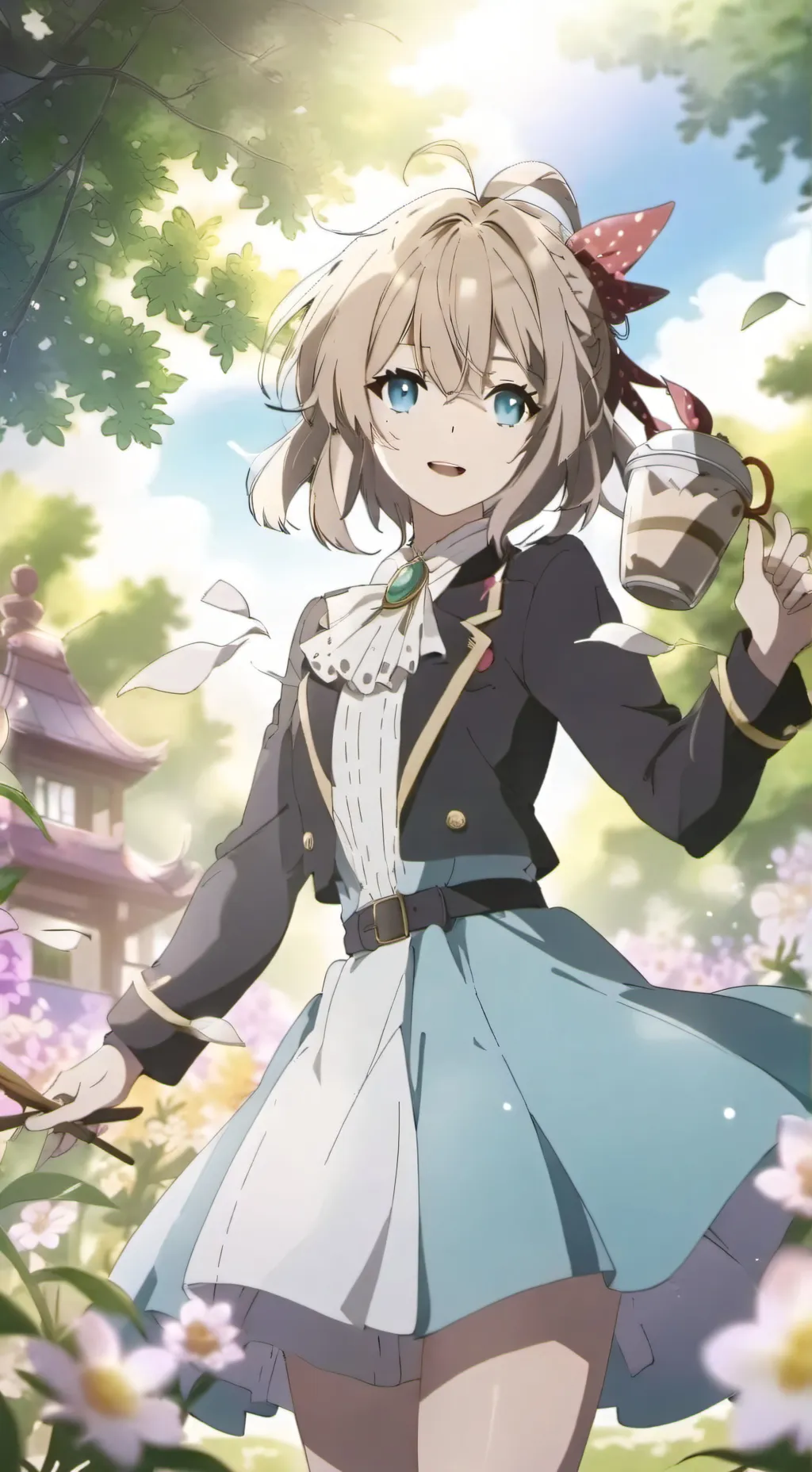 ai character: Mha Teleport background