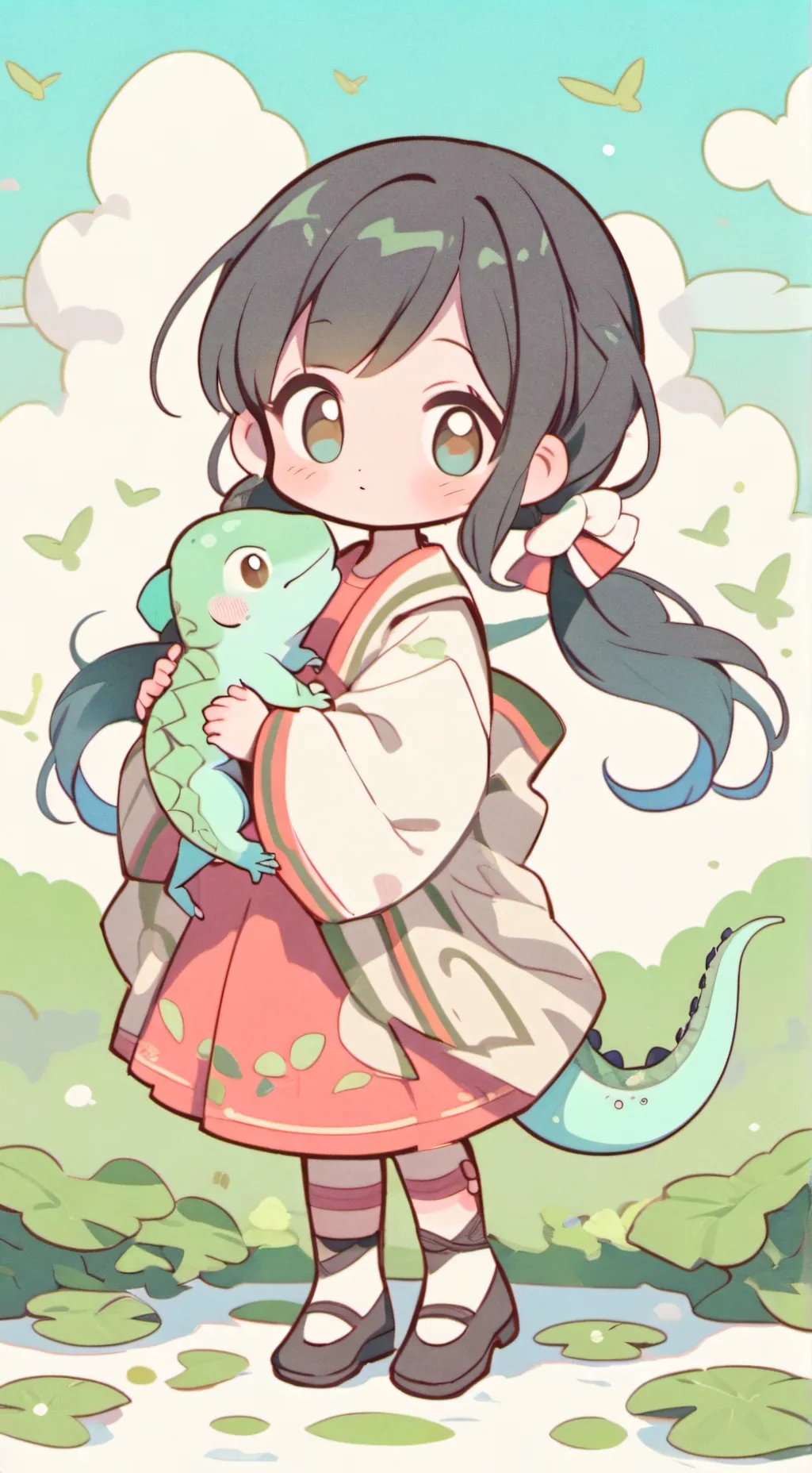 ai character: Comment place! background