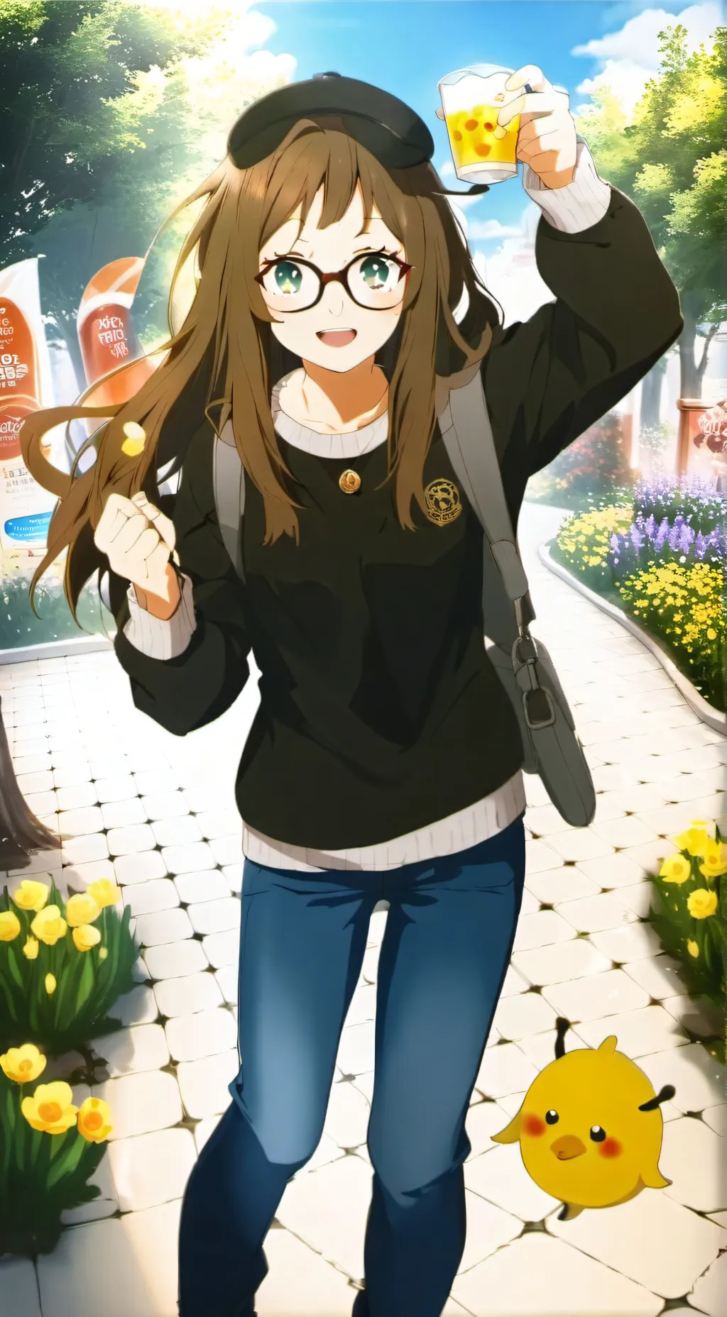 ai character: Kathrine  background