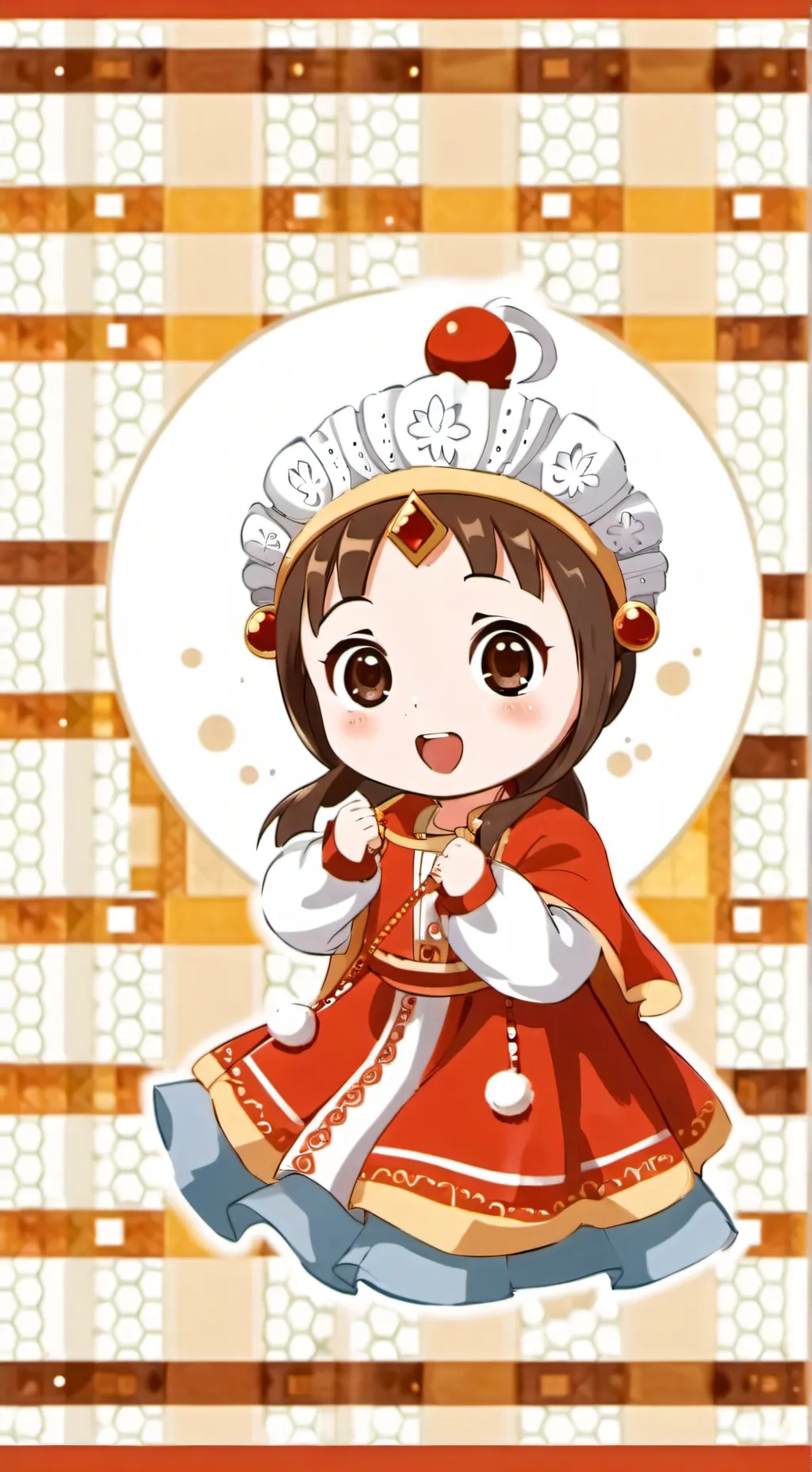 ai character: tú pero bebé background