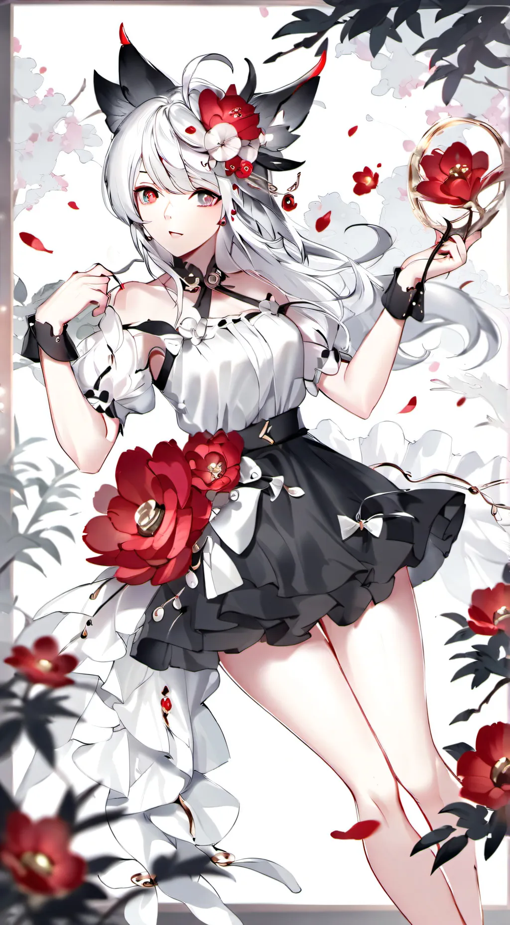 ai character: 😭Oboro's return?!😭 background