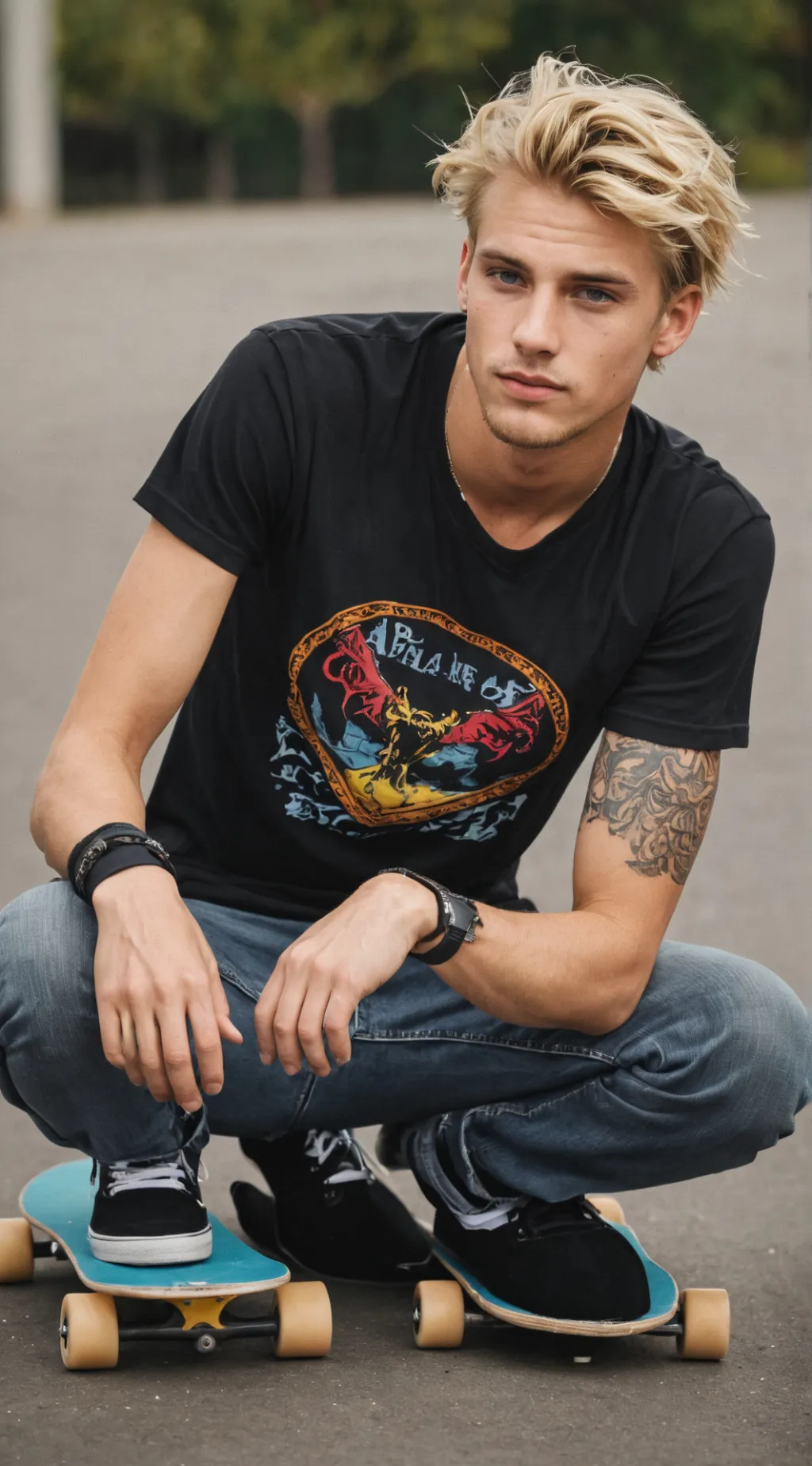 ai character: Caleb Mathews background