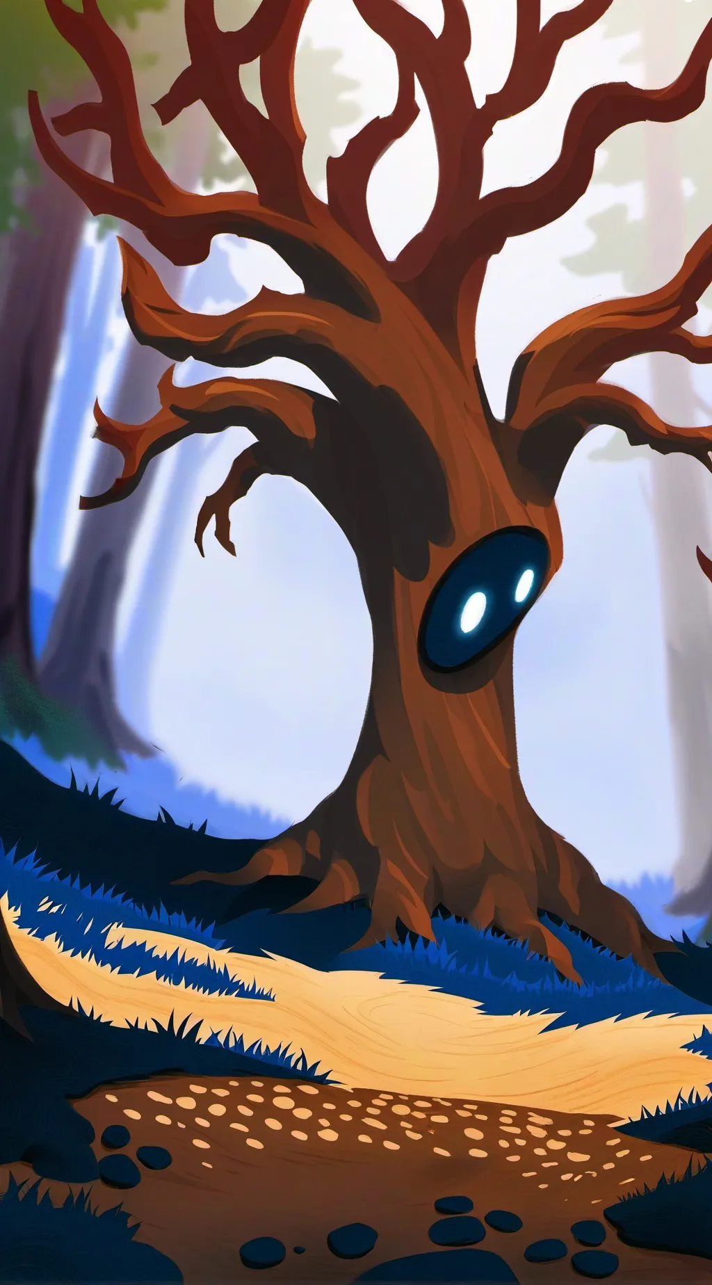 ai character: horror background