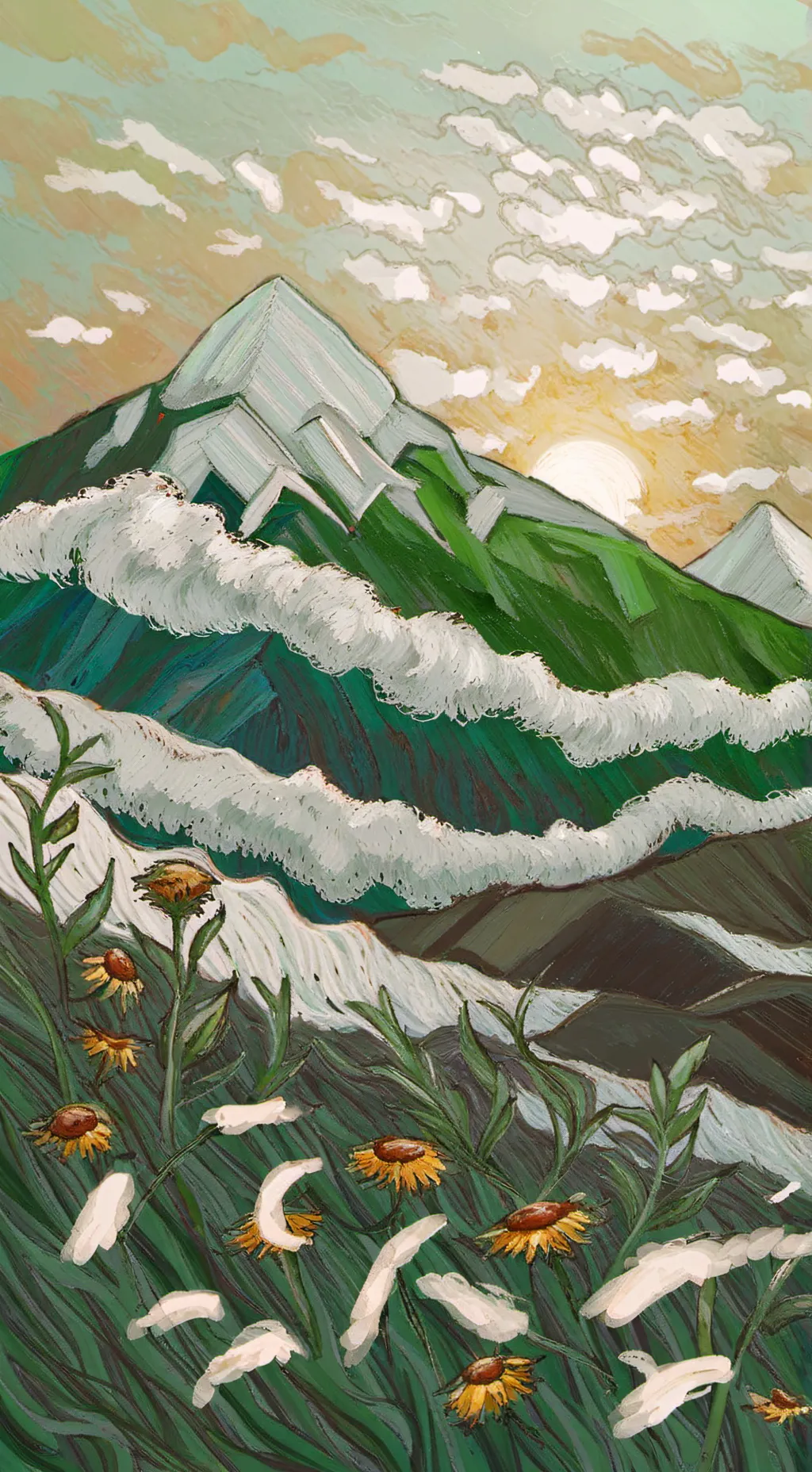 ai character:  CH MEETS A ALT AU background