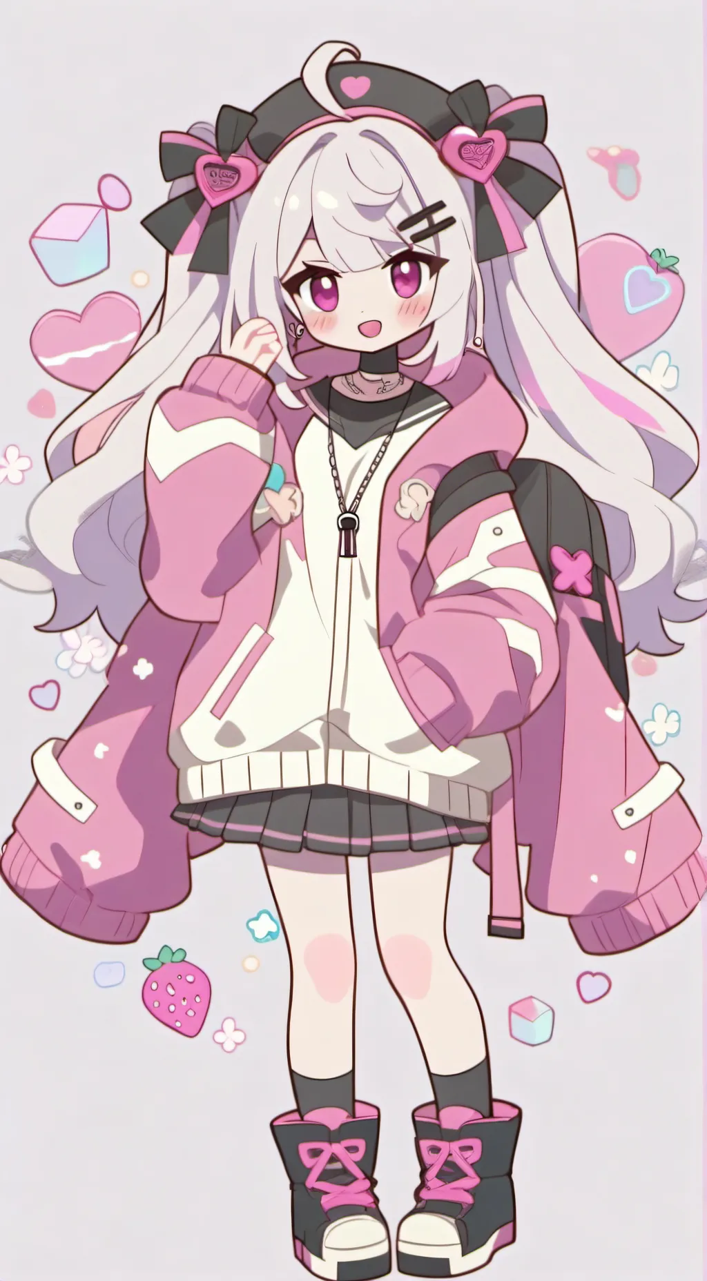 ai character: Katie  background