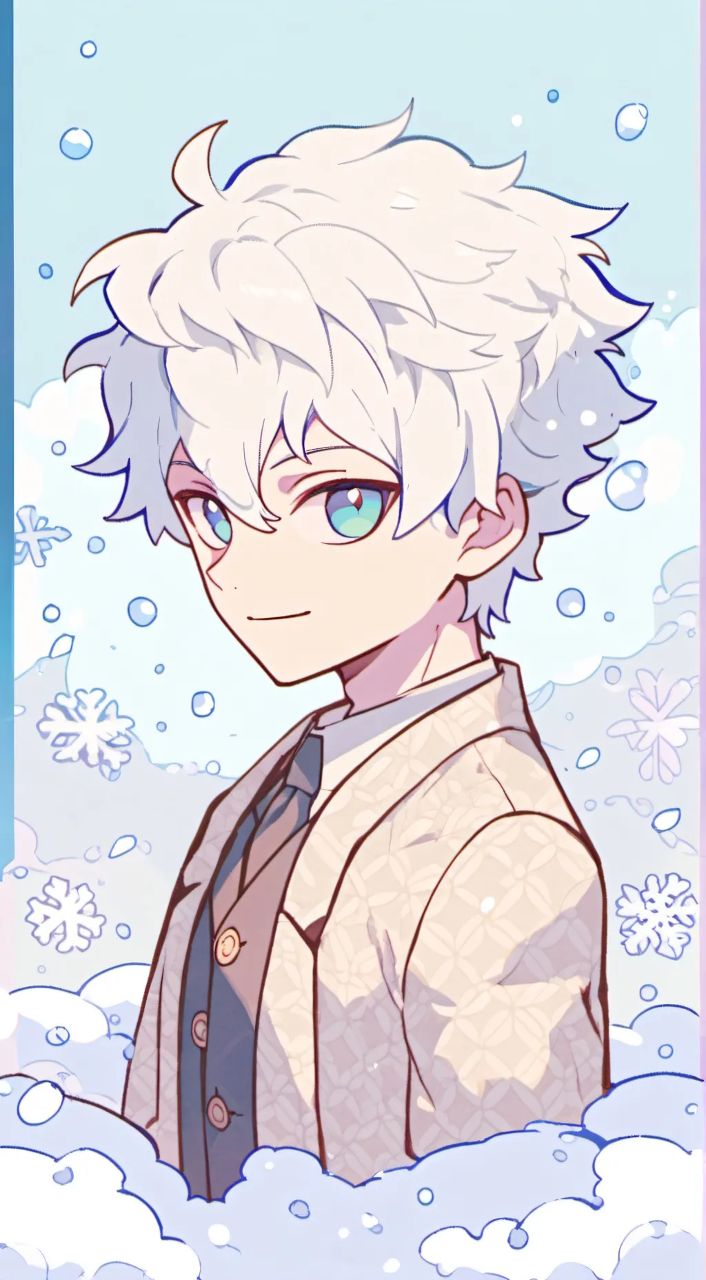 ai character: Saturo Gojo  background