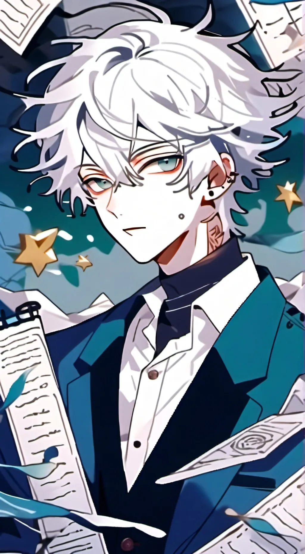 ai character: ★~zack★~ background