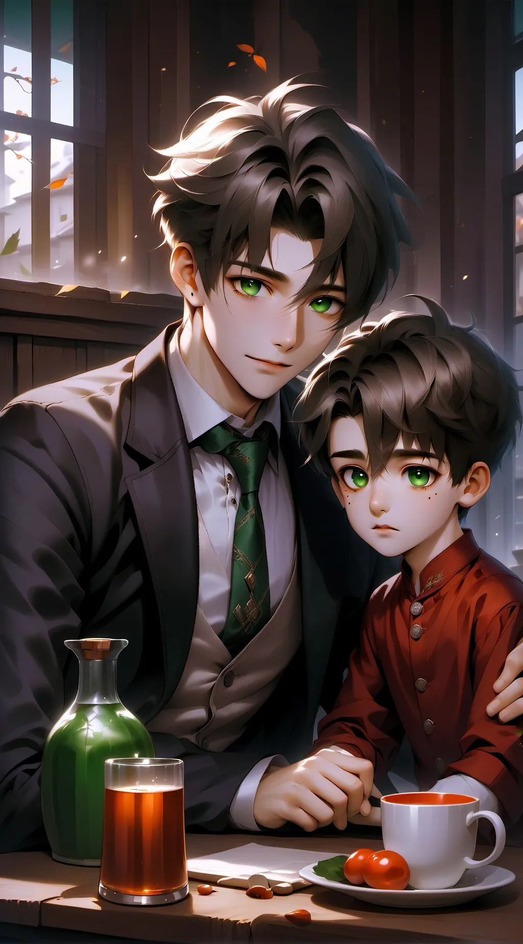 ai character: 💓un amor eterno💓 background