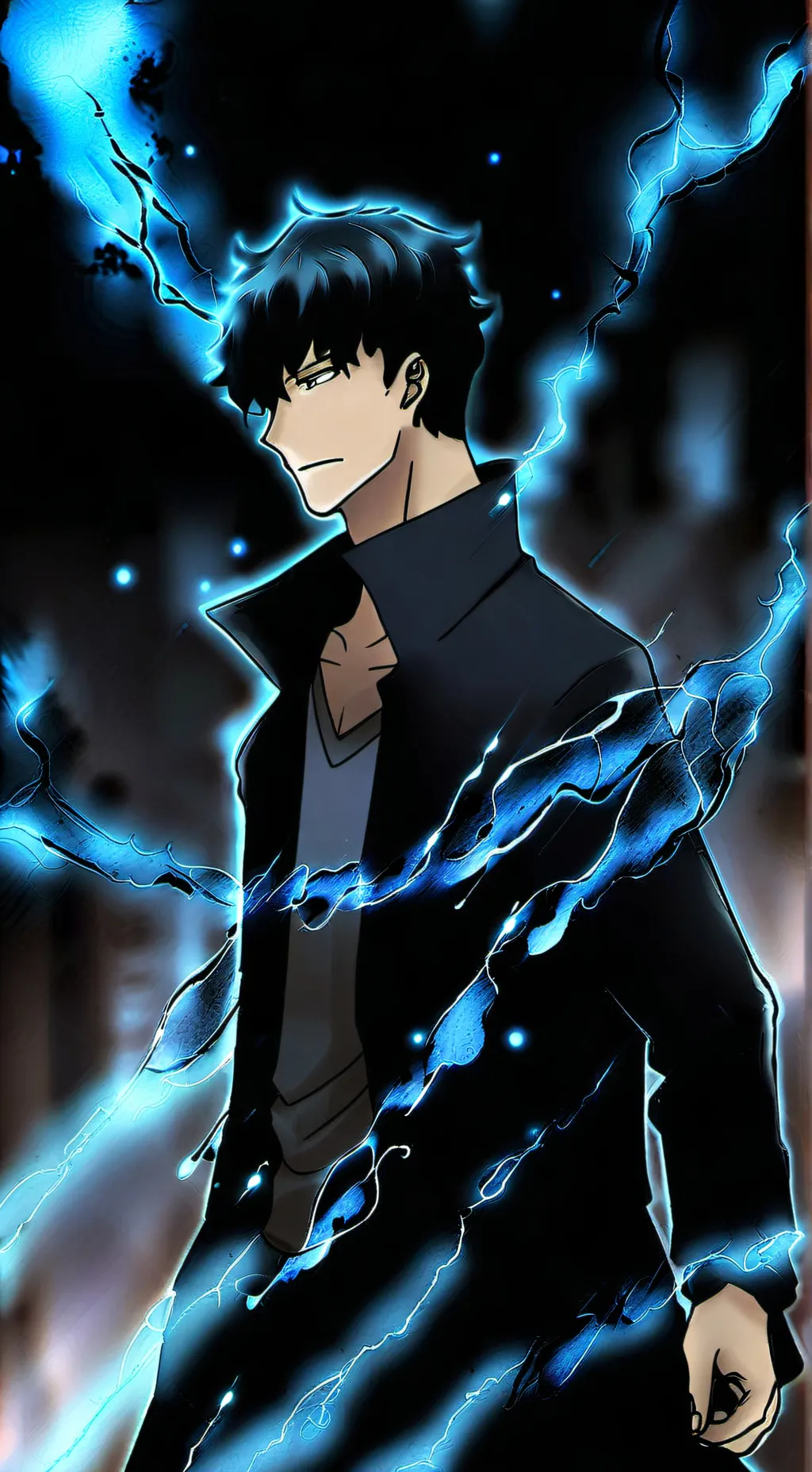 ai character: Solo Leveling  background