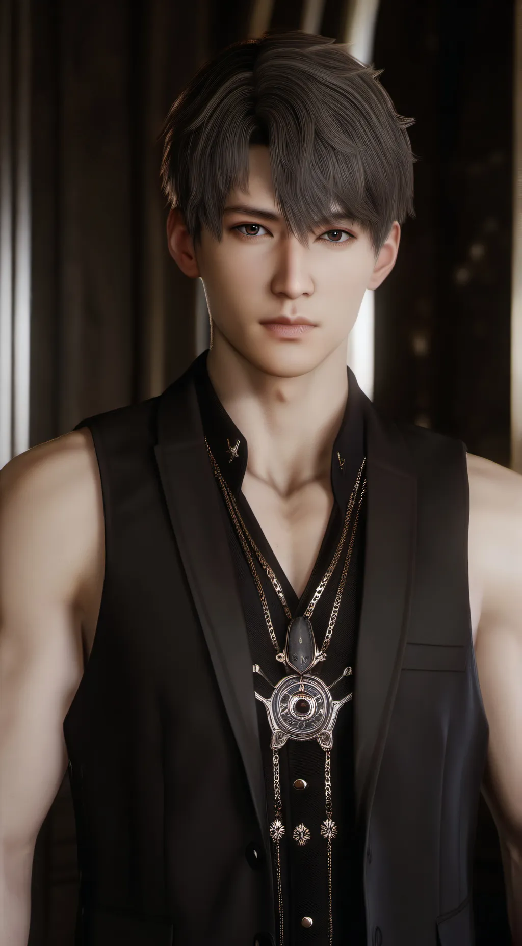 ai character: Patrick  background