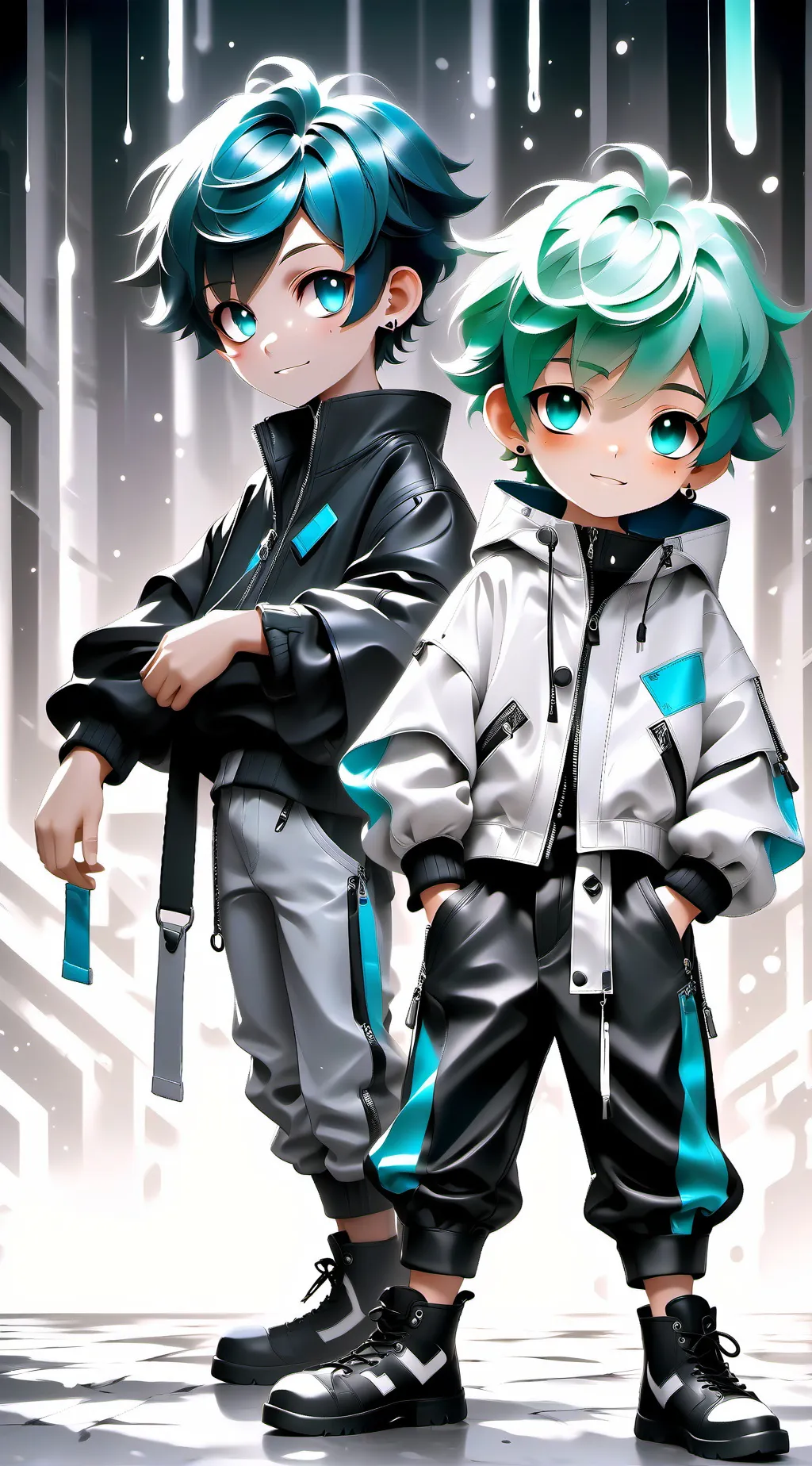 ai character: Snow y Snowy background