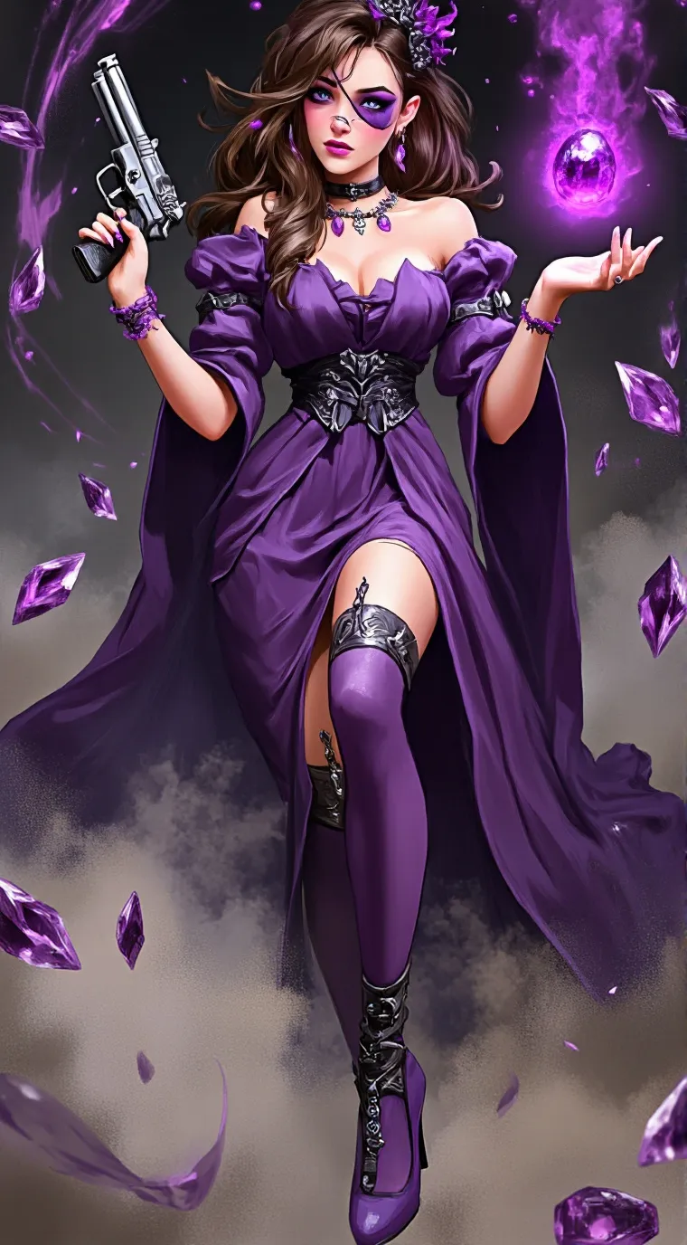 ai character: The Uniers: Royal! background