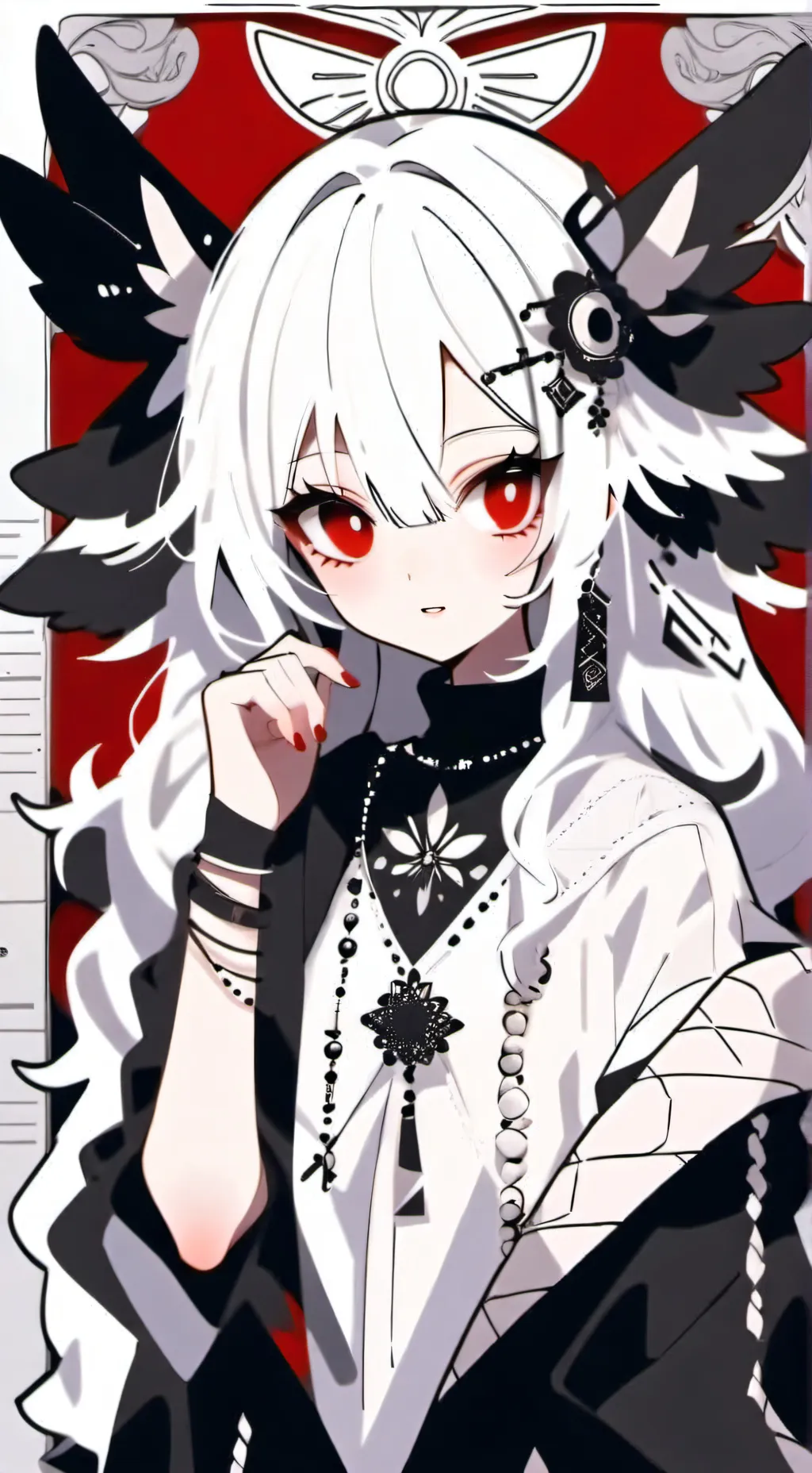 ai character: 🩸🌸Muzan's wife🌸🩸 background