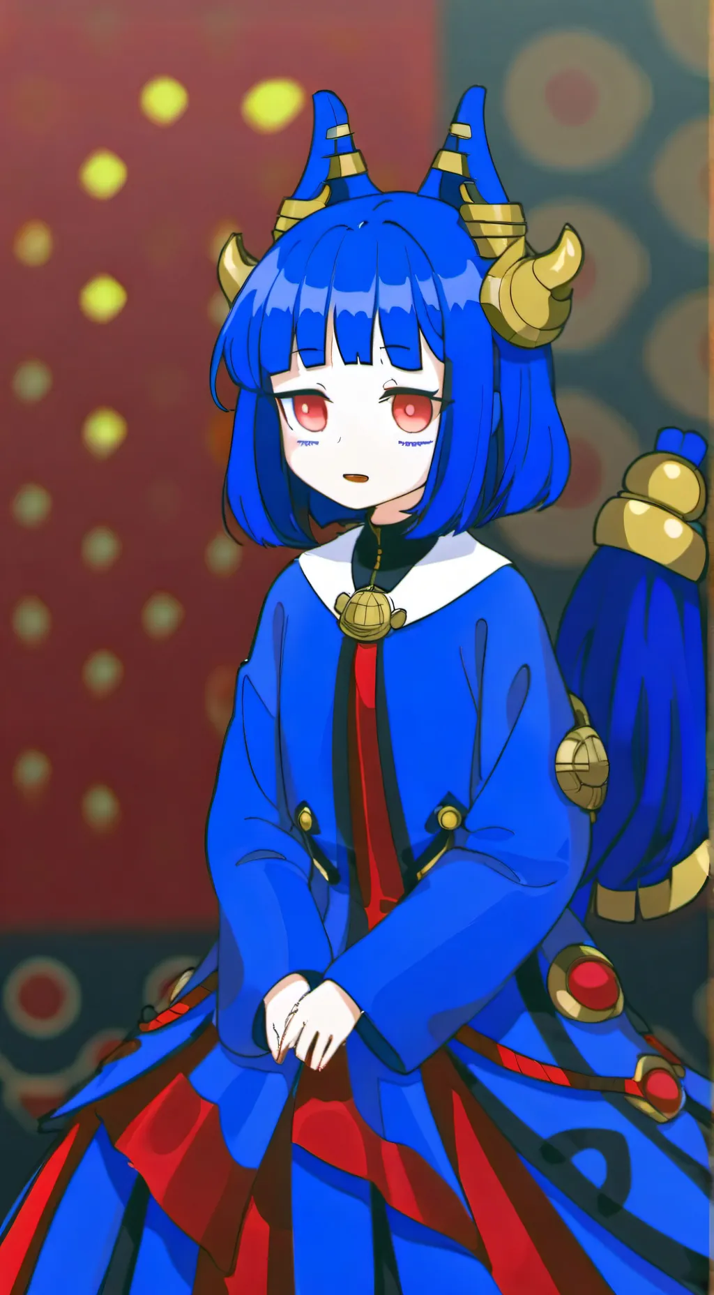 ai character: WaterFall background