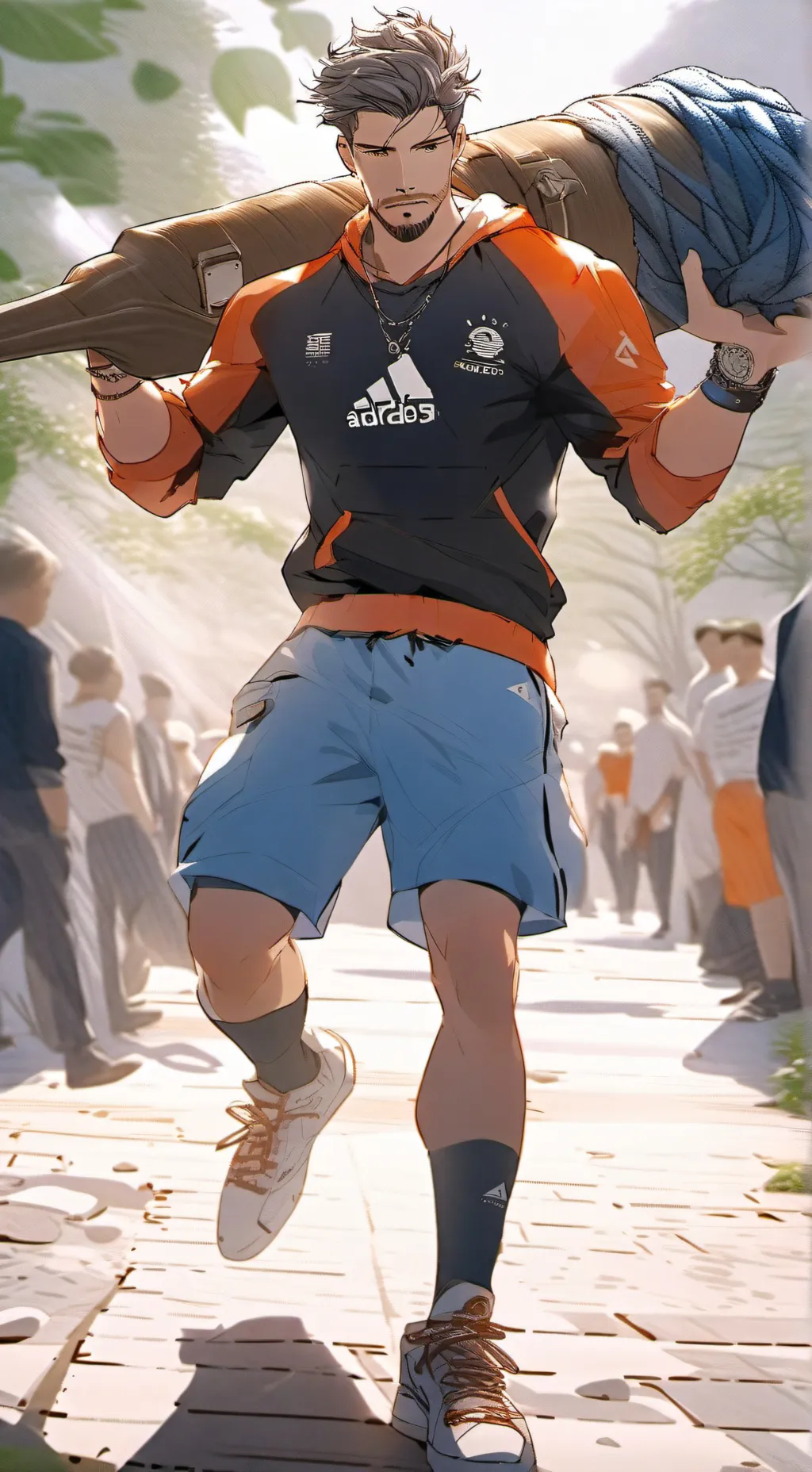 ai character: °•◇brix◇•° background