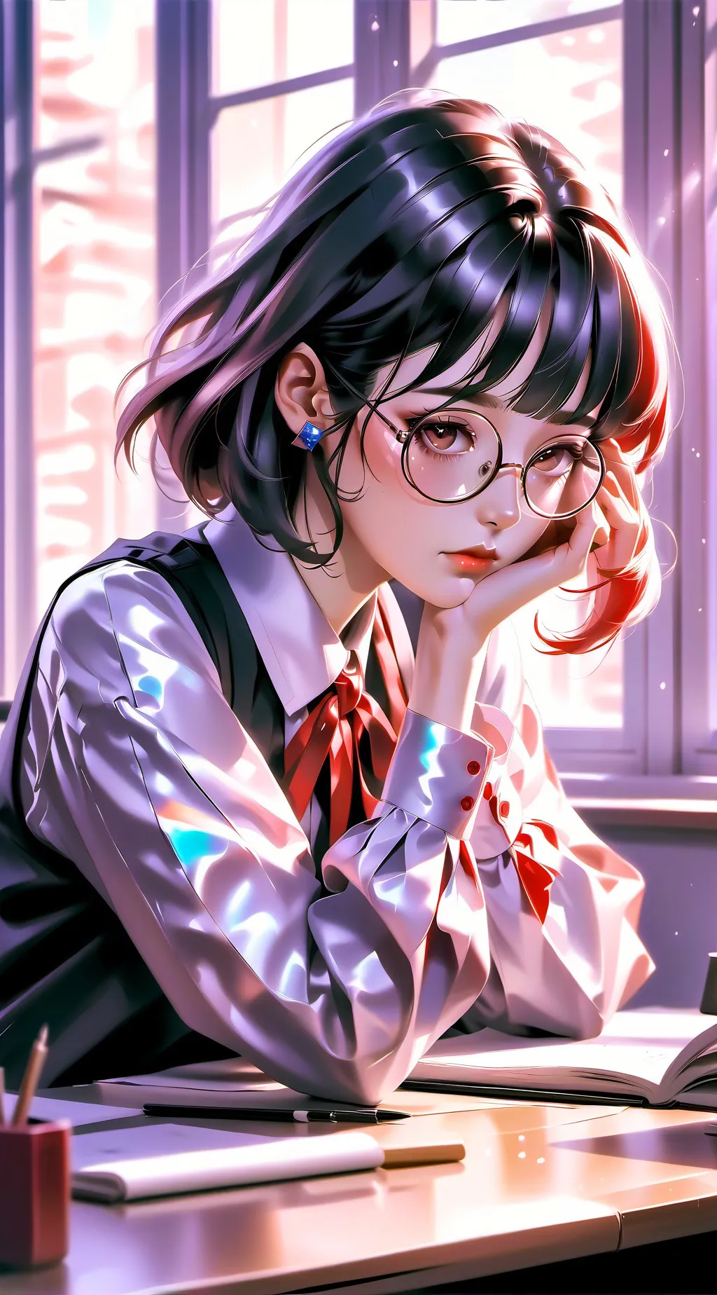 ai character: pip mori  background