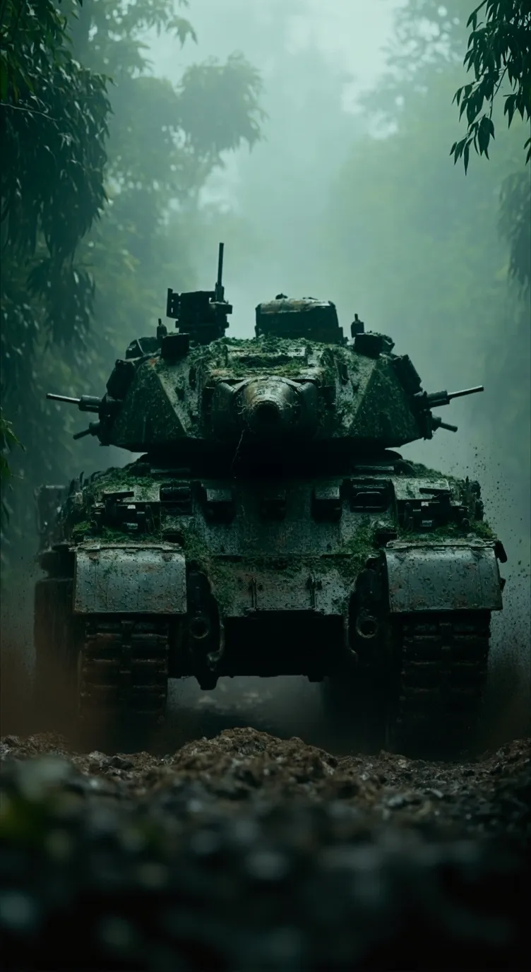 ai character: Vermillion background