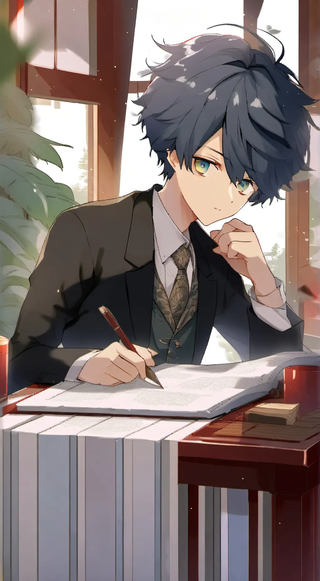 ai character: Alex background