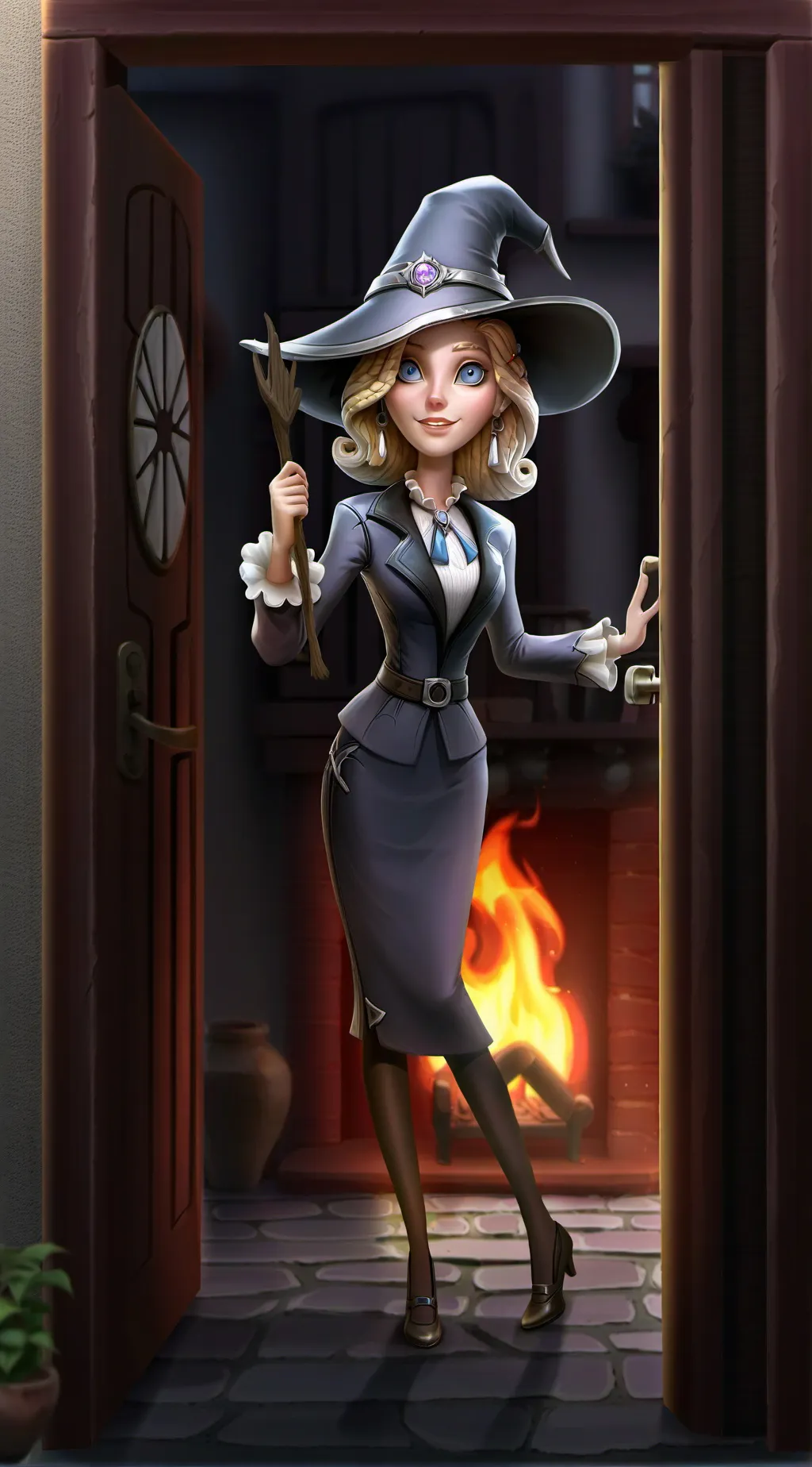 ai character: Victoria Lacewing background