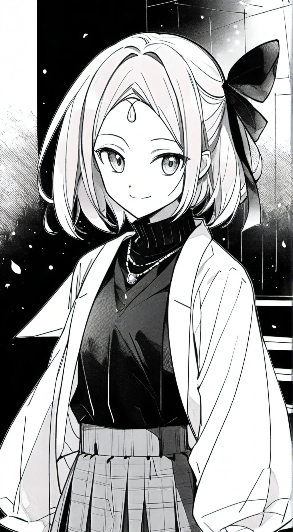 ai character: sakura and da smol background