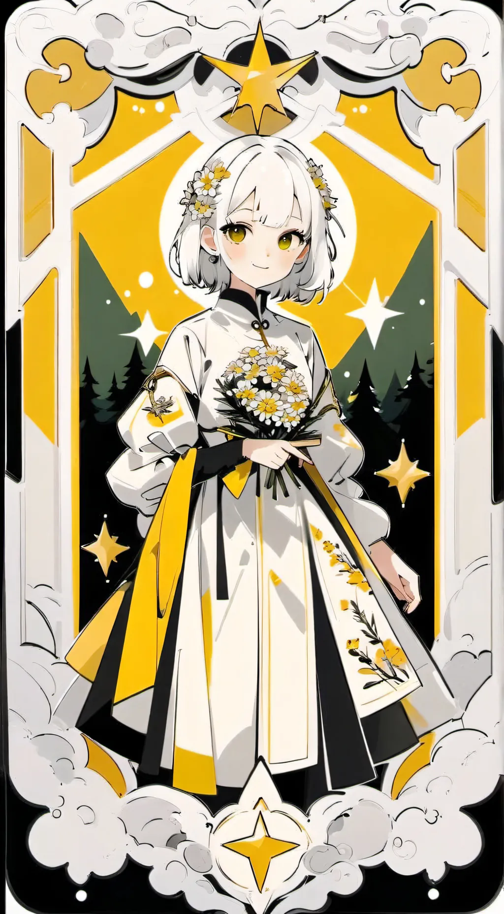 ai character: mała cureczka background