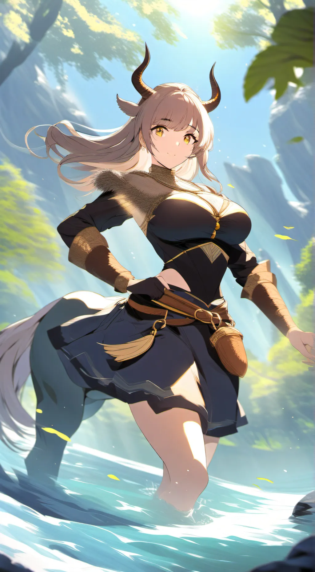 ai character: Centaur infection background