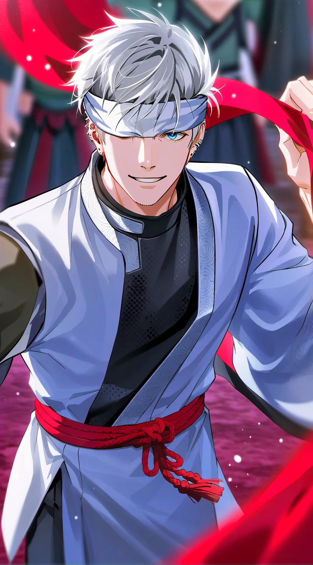 ai character: Gojo Satoru background