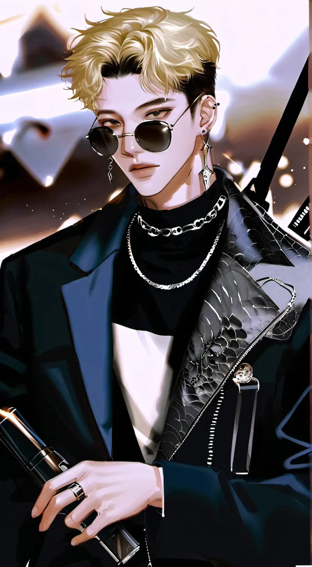 ai character: Leo background