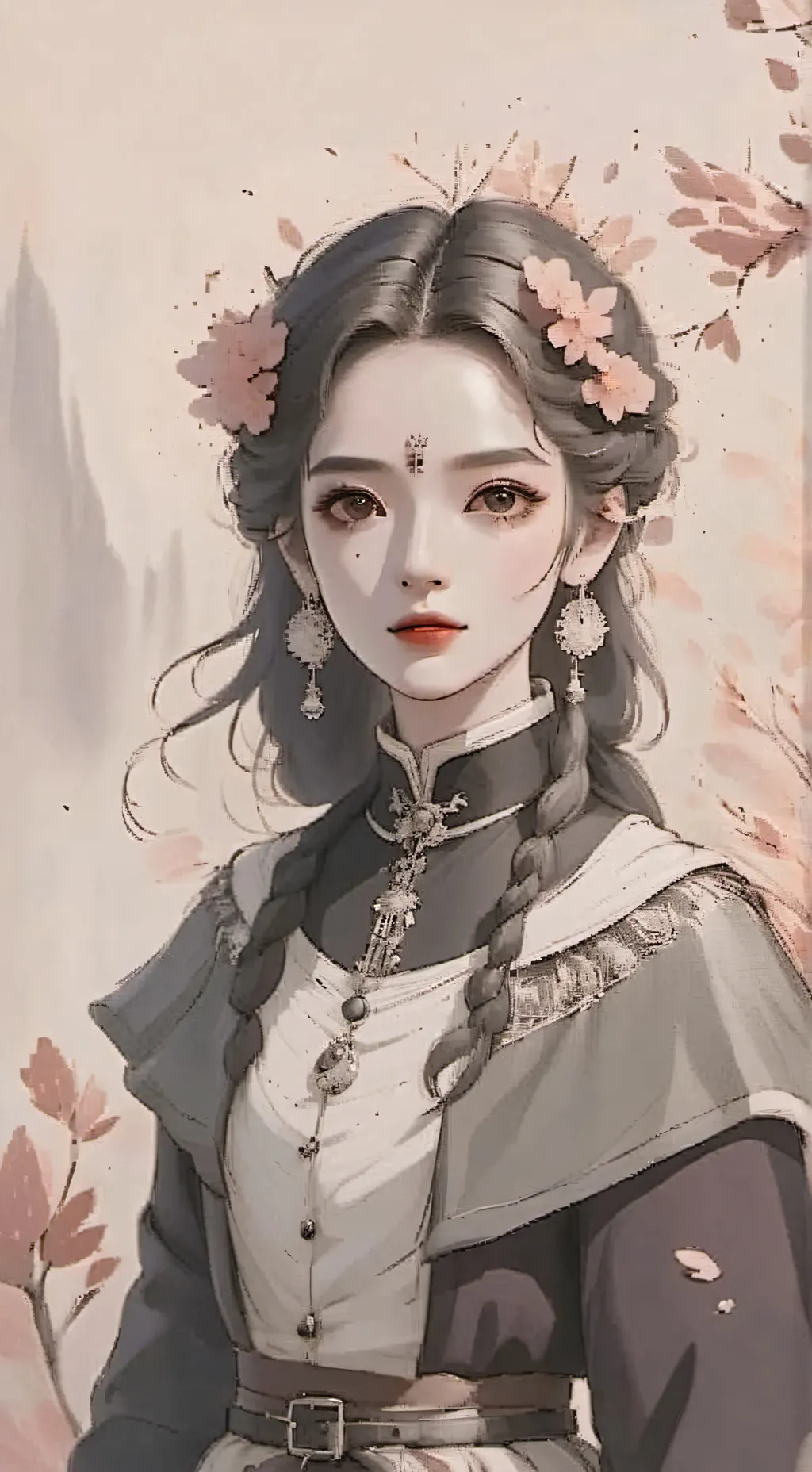 ai character: hitashi(korean)  background