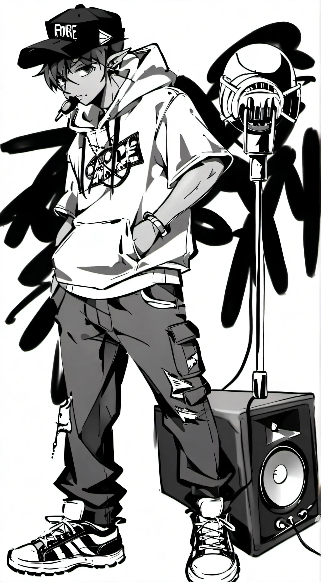 ai character: Bad ending fnf bf background