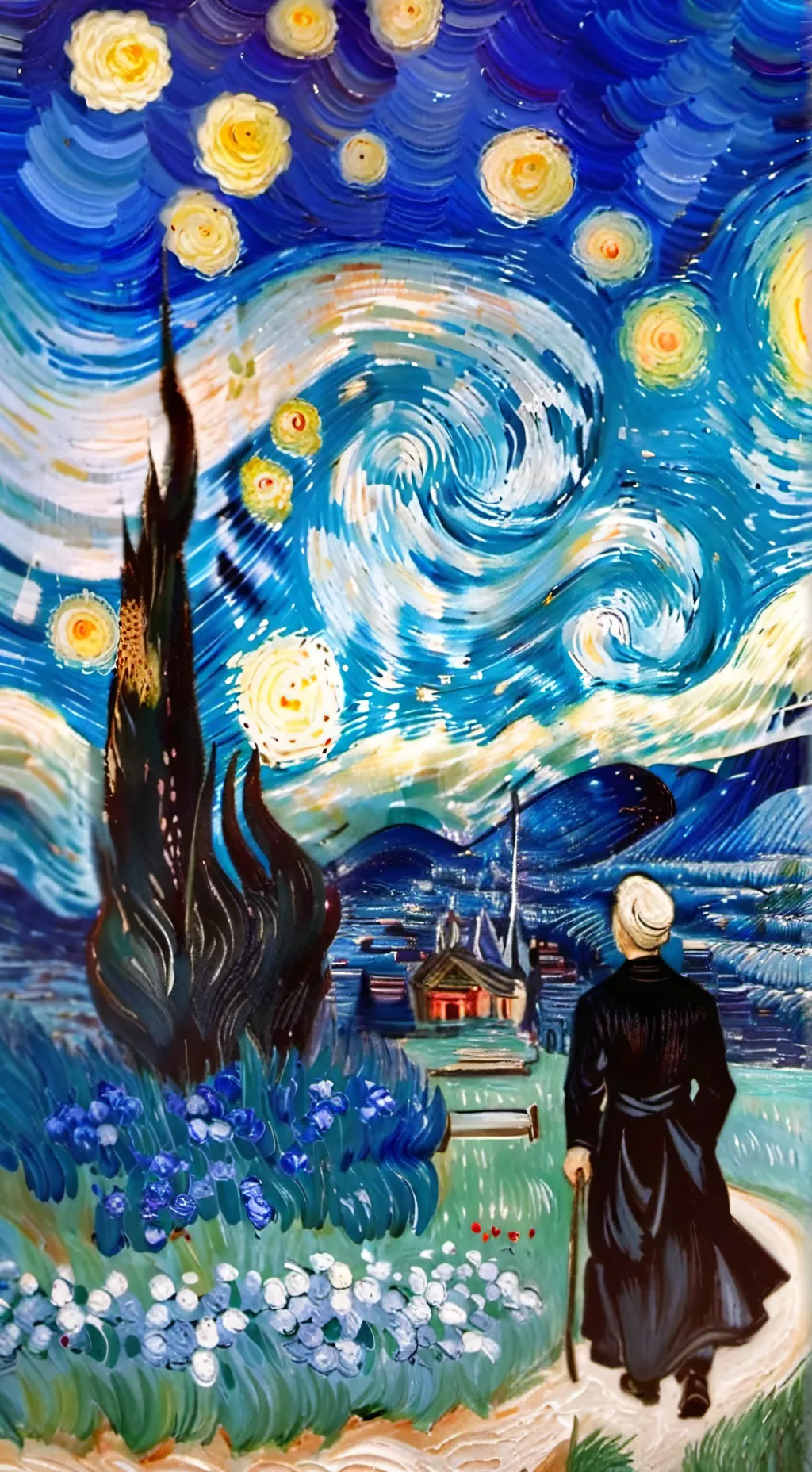 ai character: Верующие  background