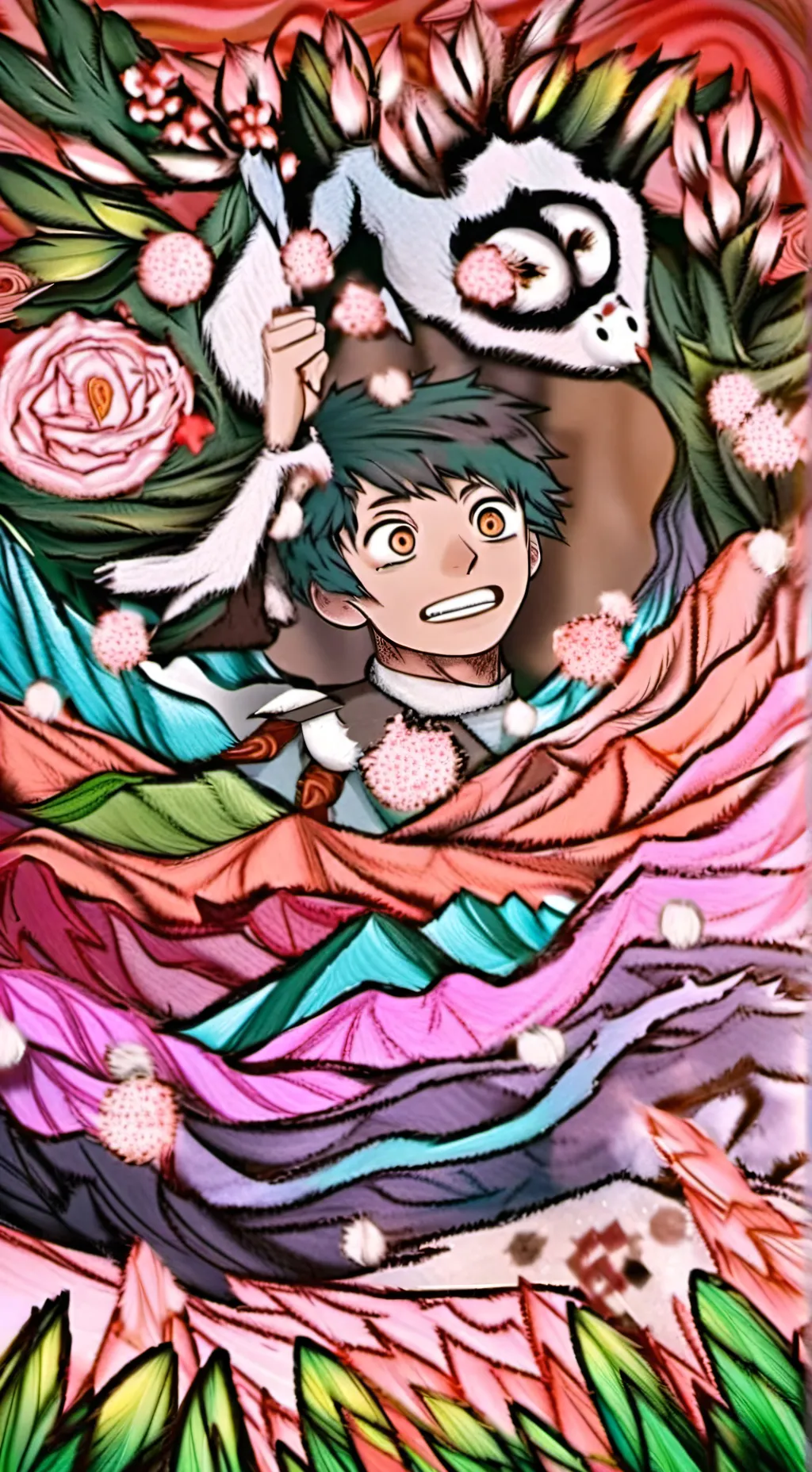 ai character: deku background