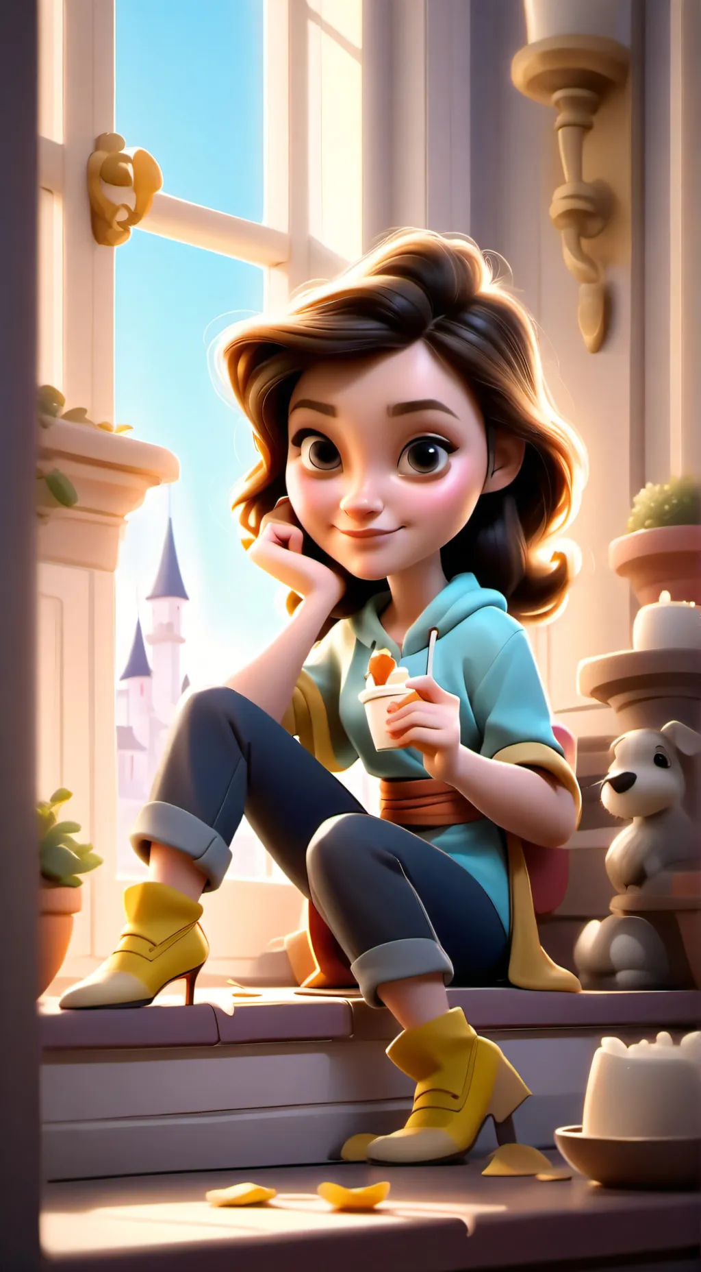 ai character: jin background