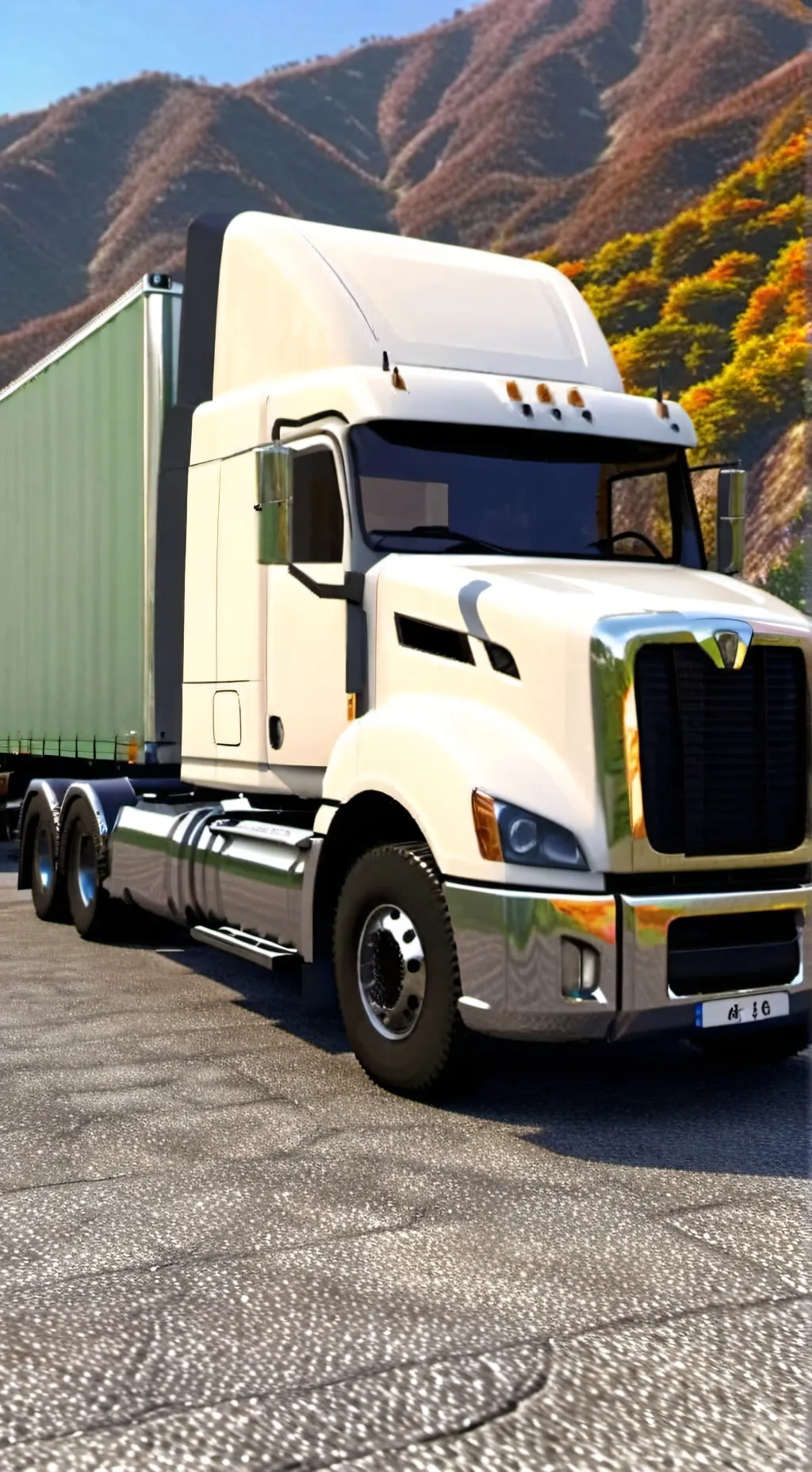 ai character: kenworth t680 background