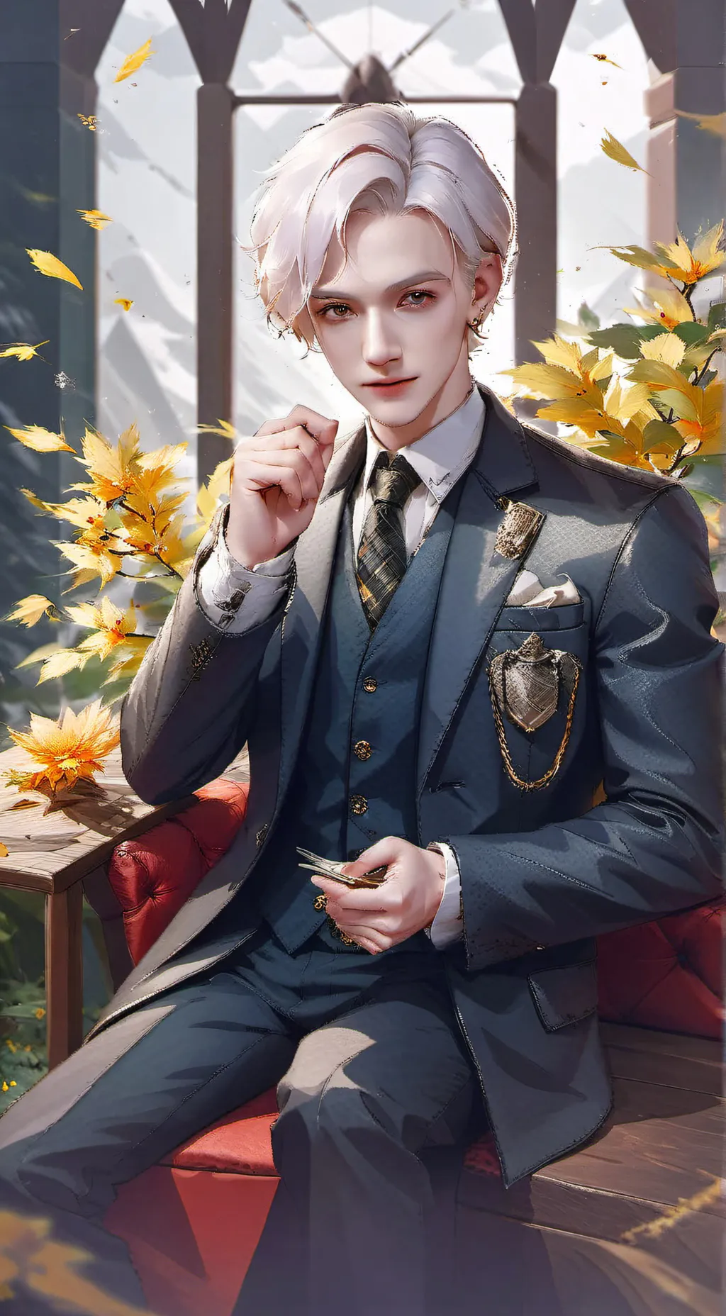 ai character: Italian hogwarts  background