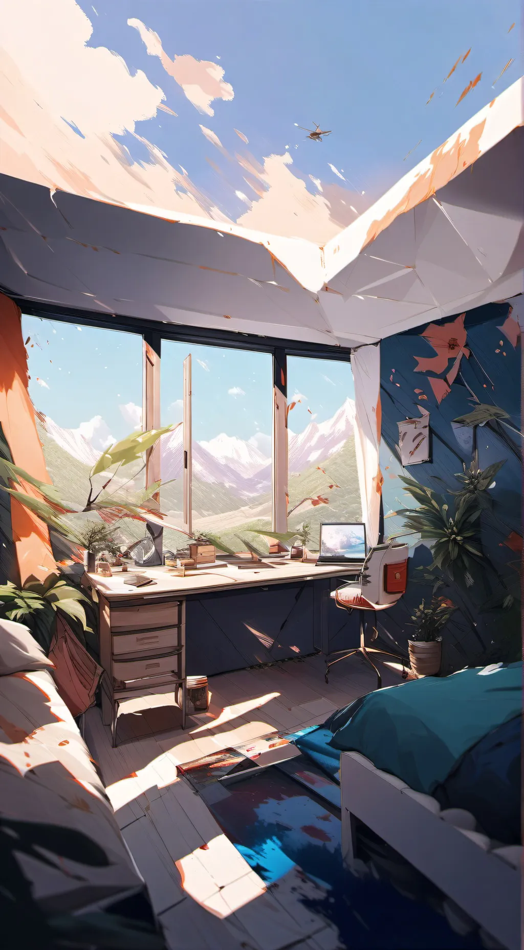 ai character: MHA dorm rules background