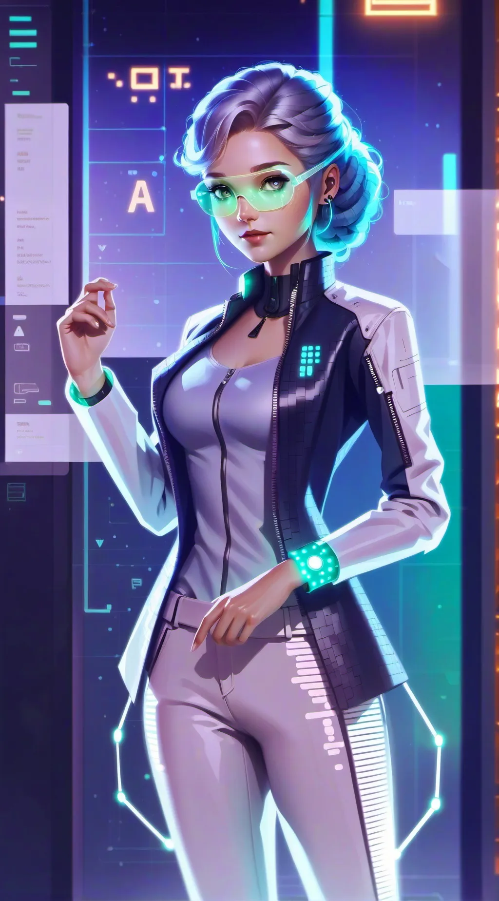 ai character: Dr. Starlight  background
