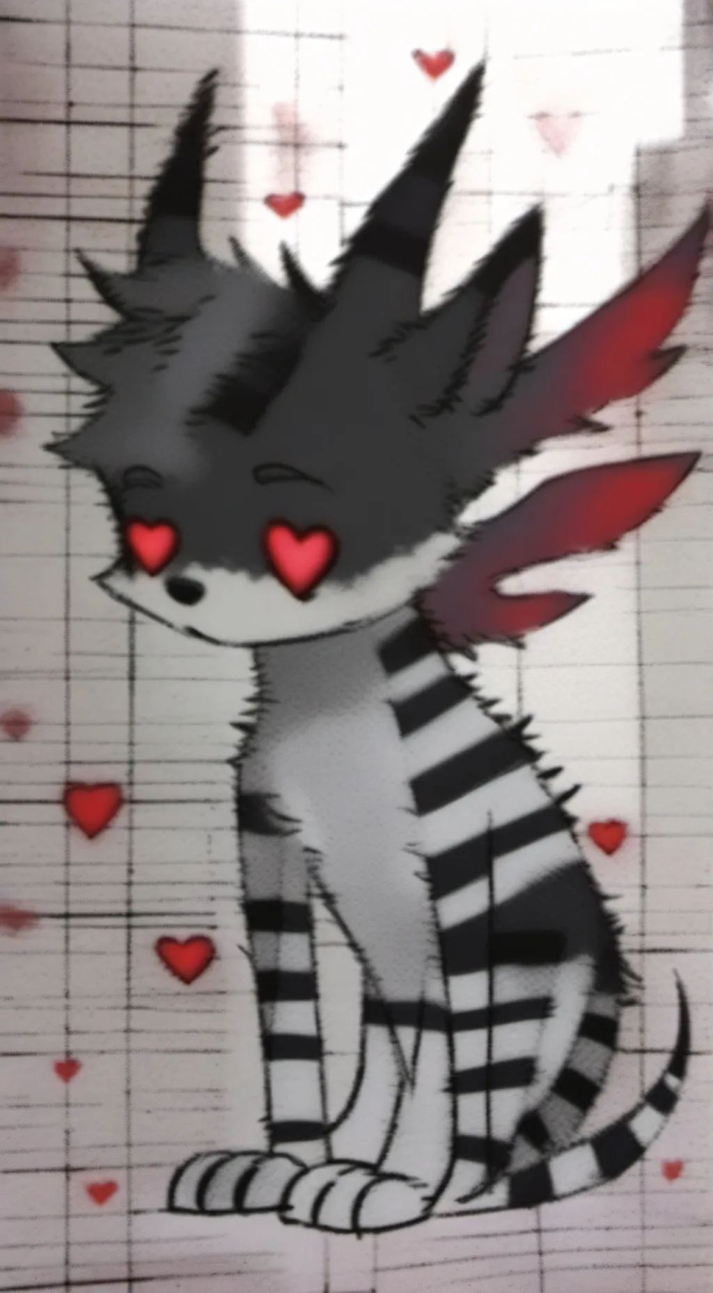 ai character: jinx AS A ANIMAL? background