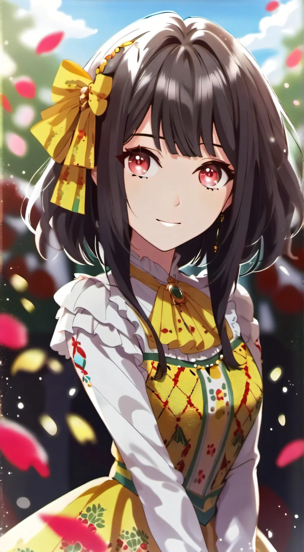 ai character: rubias malas💛 background