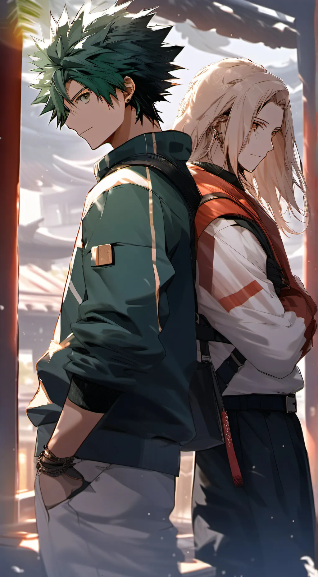 ai character: bakudeku background