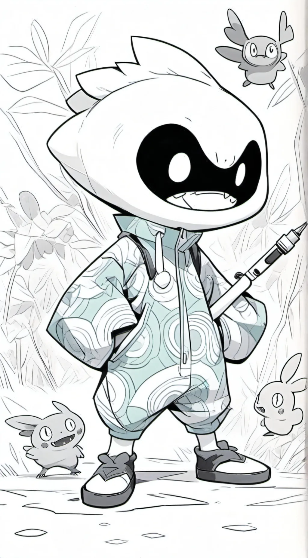 ai character: Vash background