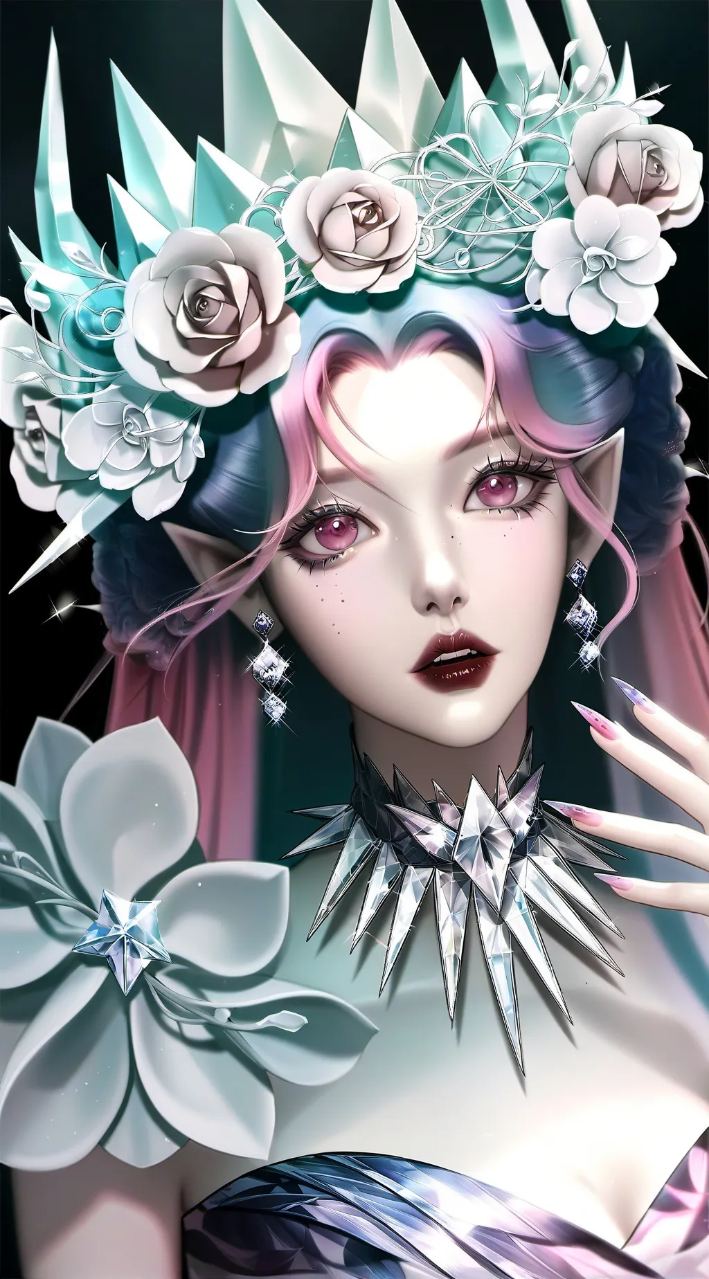 ai character: Luna background