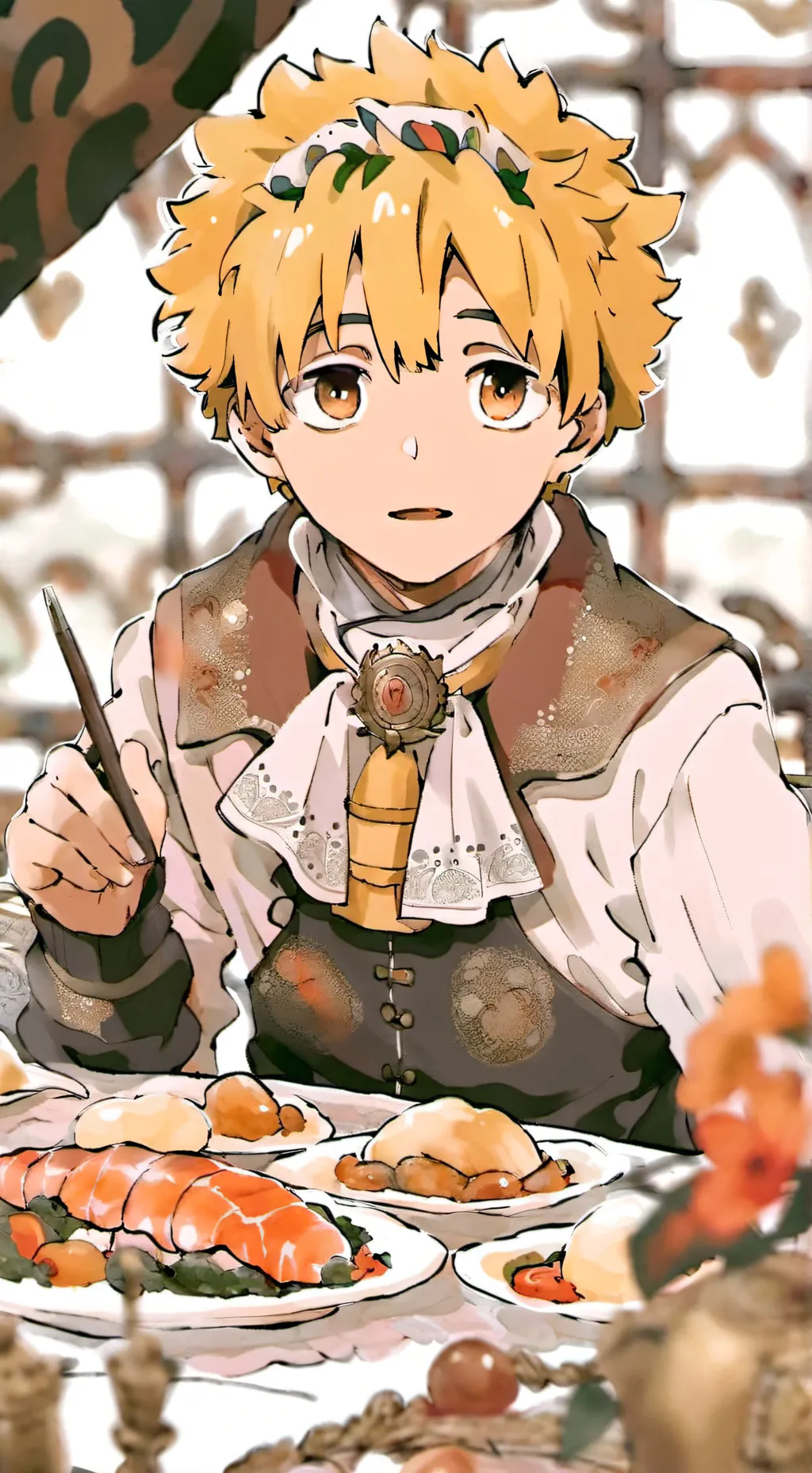 ai character: zenitsu background